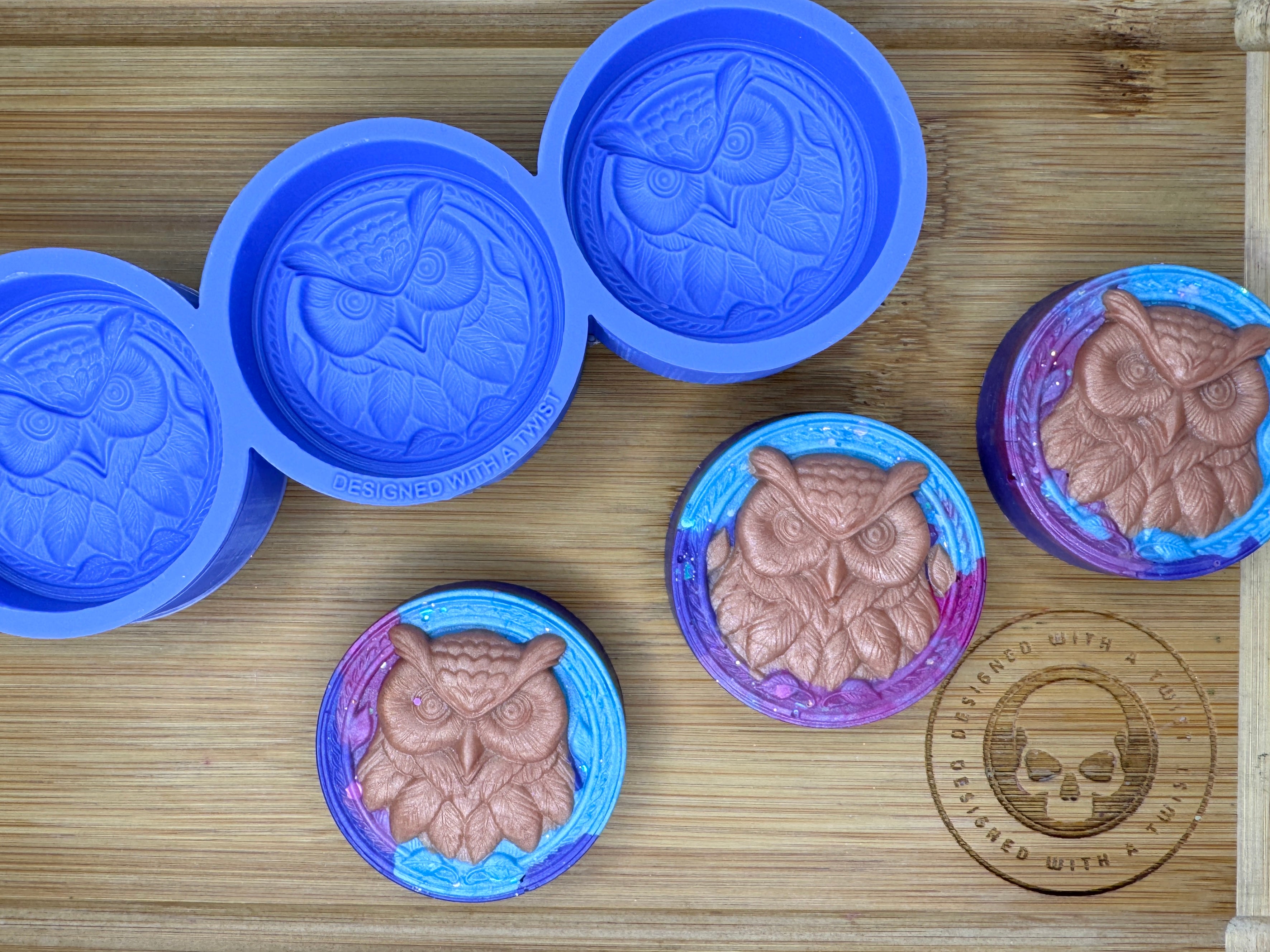 Wise Owl Silicone Mold Trio