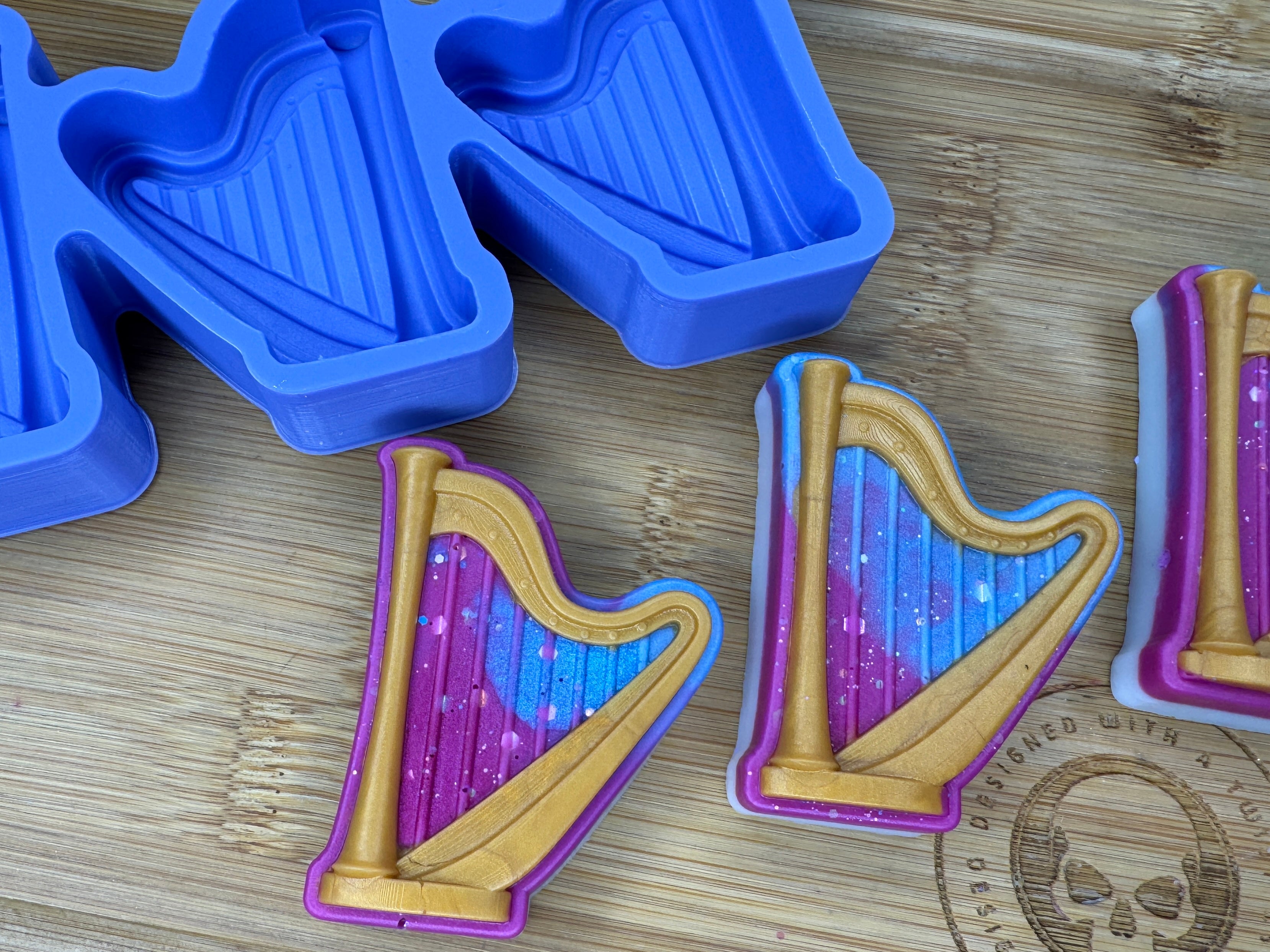Magic Harp Silicone Mold Trio