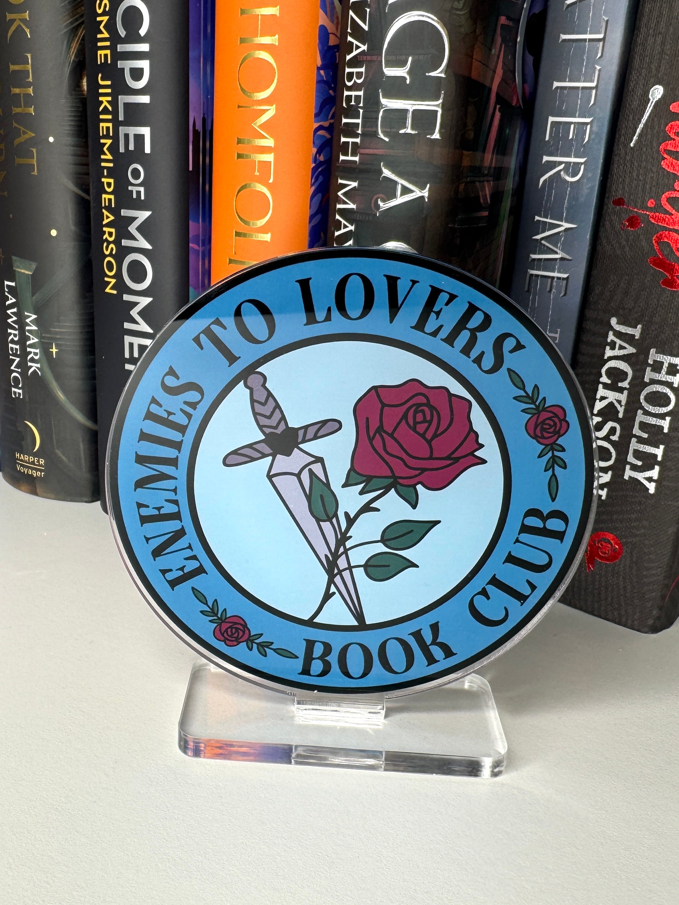 Enemies to Lovers Book Club Book Shelf Buddy