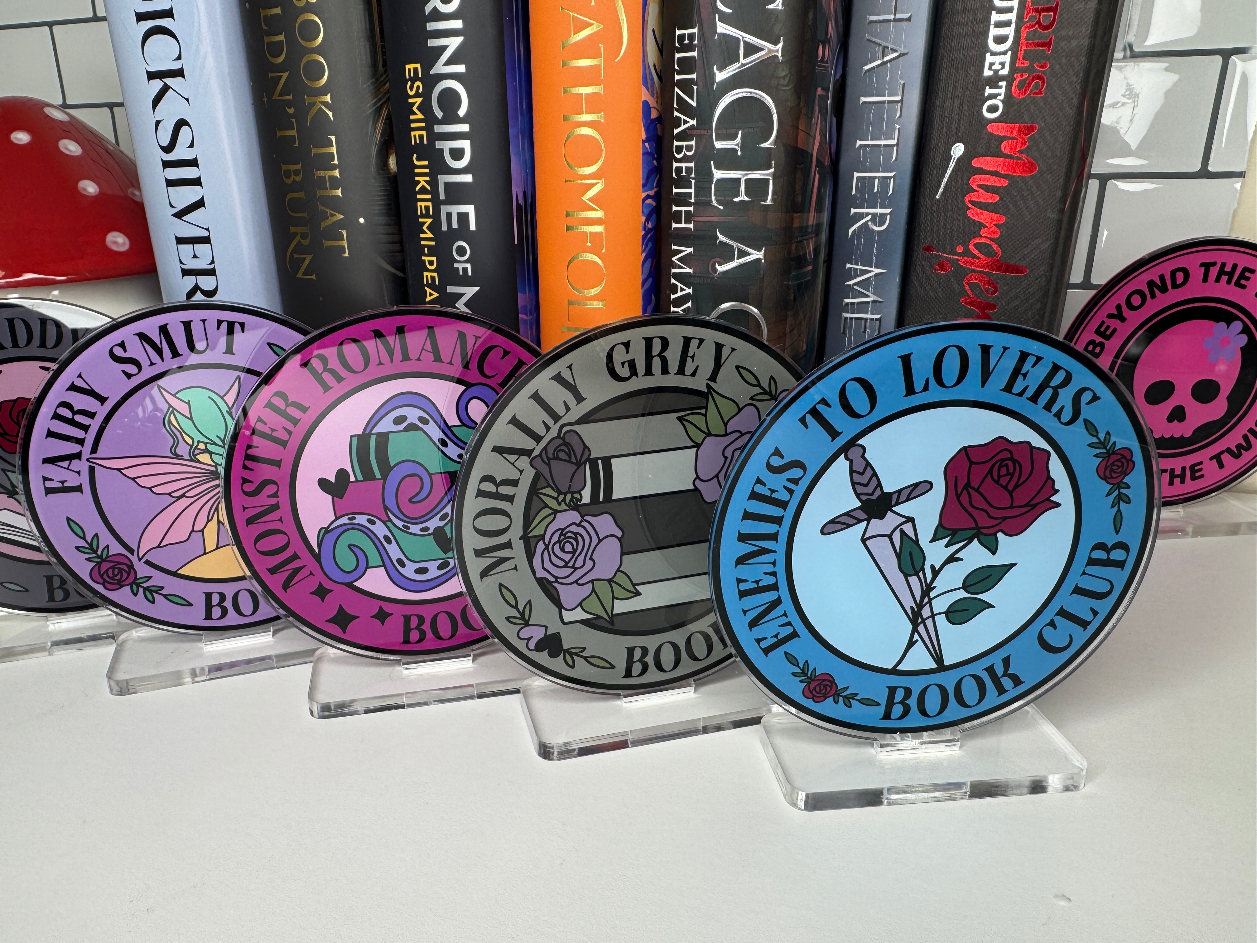 Vampire Romance Book Club Book Shelf Buddy