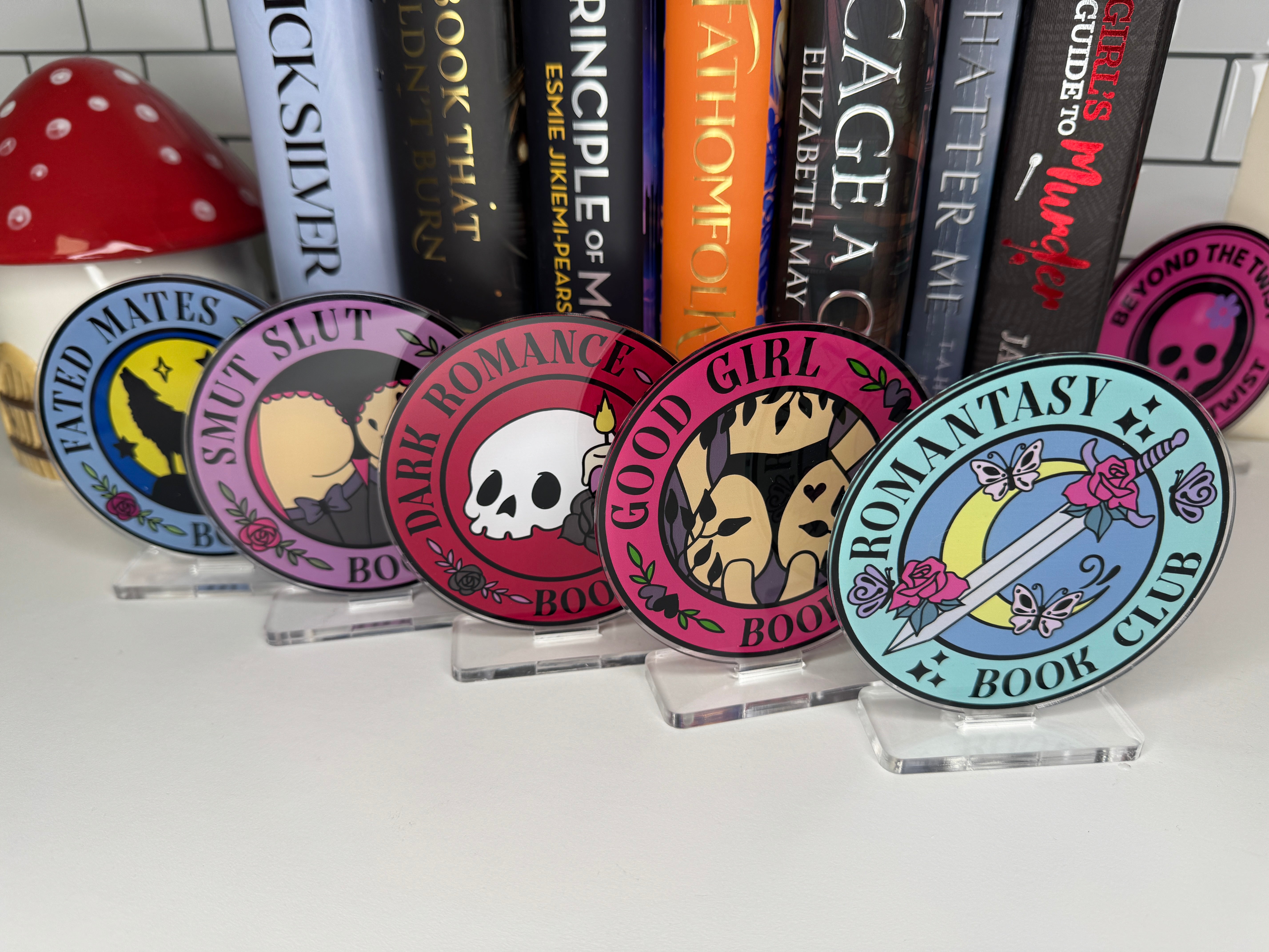 Vampire Romance Book Club Book Shelf Buddy