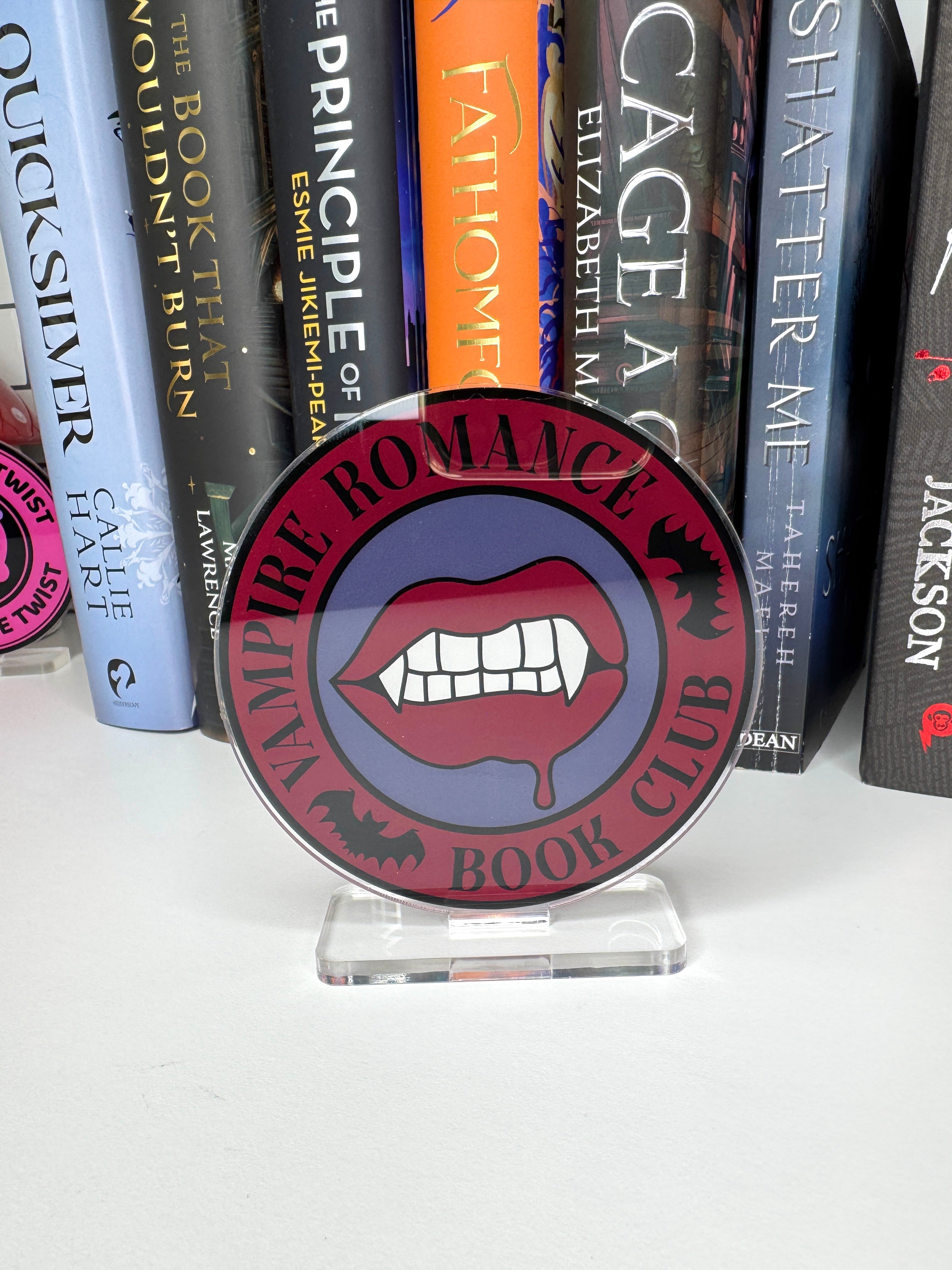 Vampire Romance Book Club Book Shelf Buddy