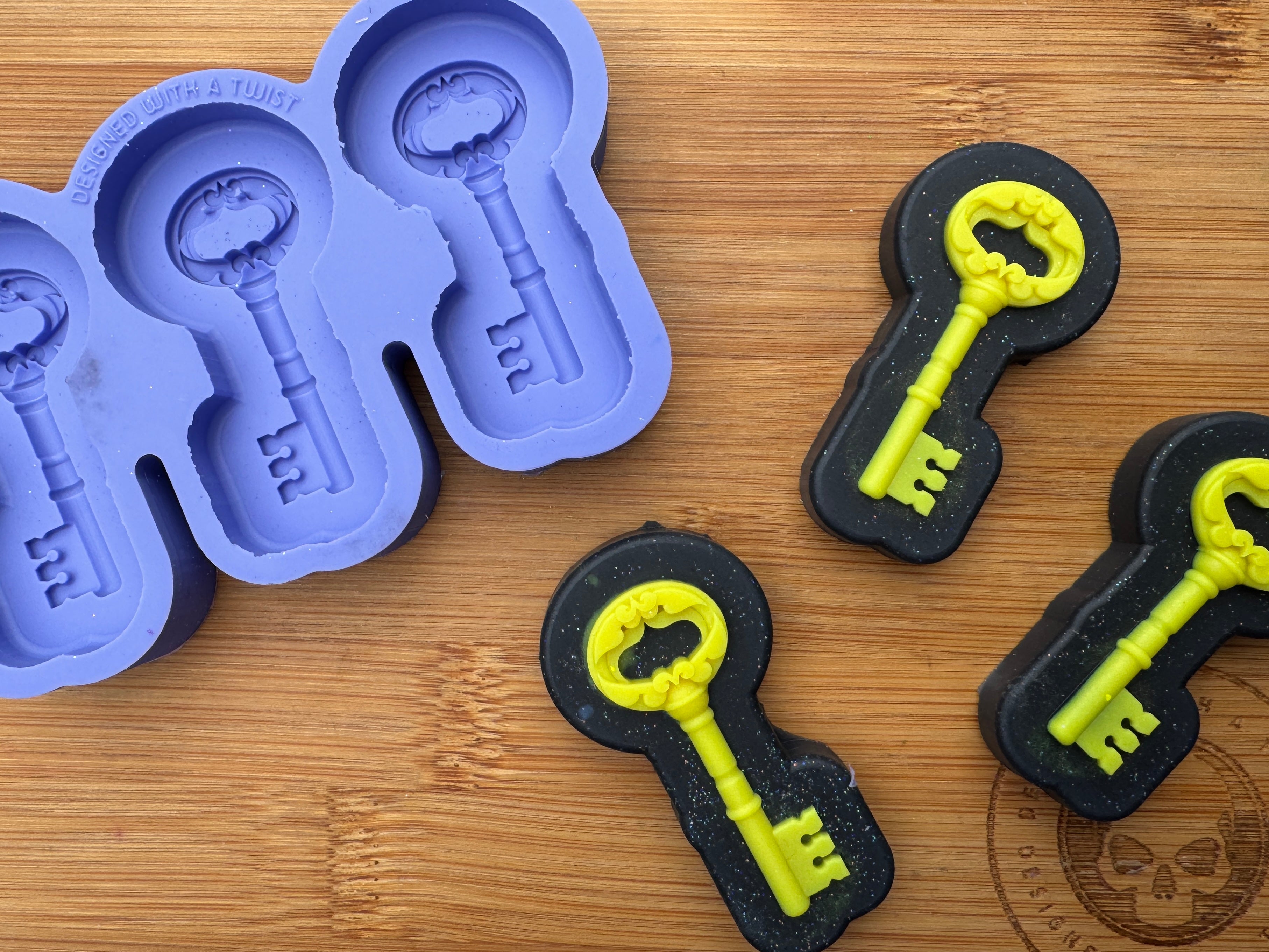 Enchanted Key Silicone Mold Trio