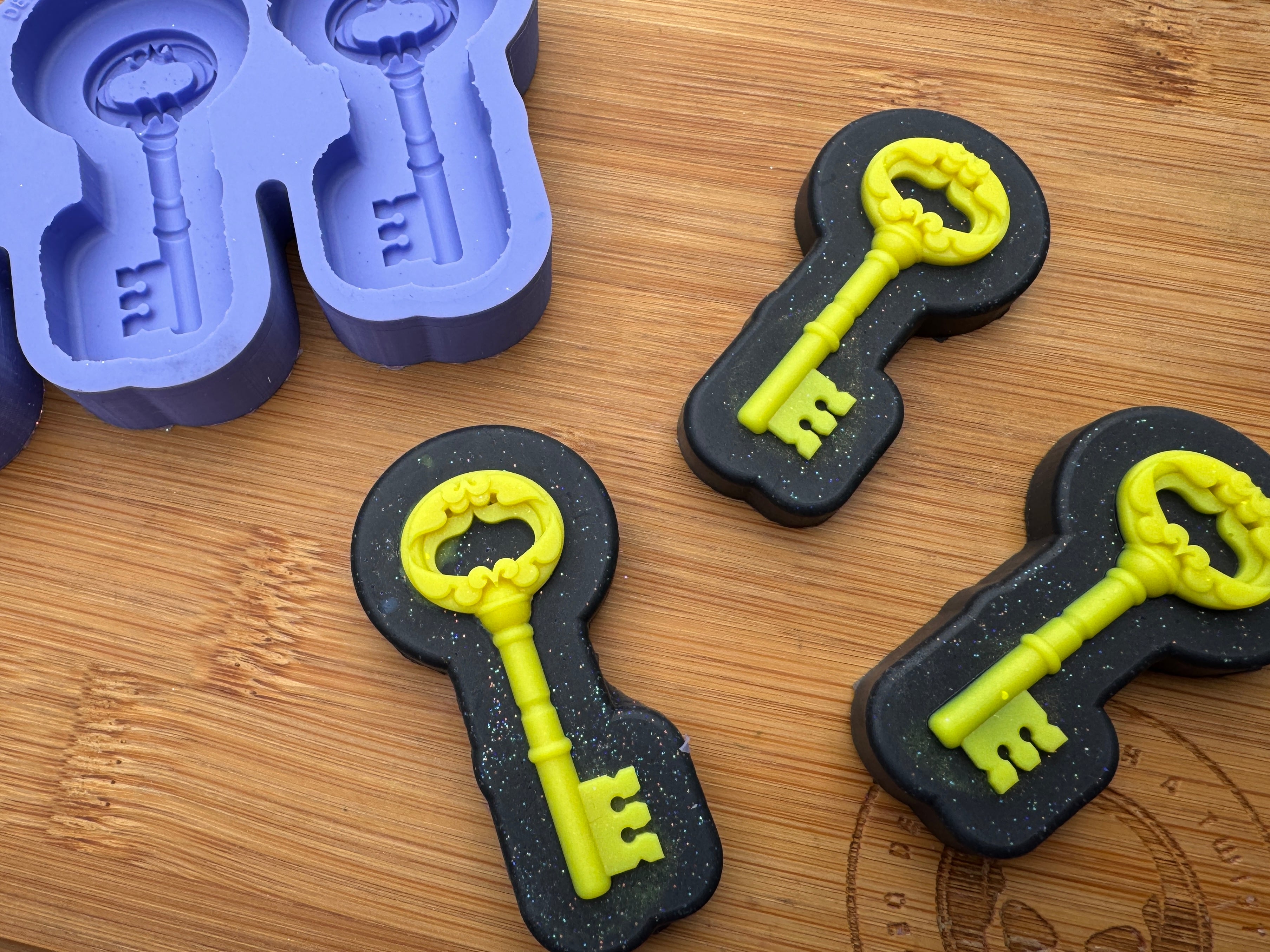 Enchanted Key Silicone Mold Trio