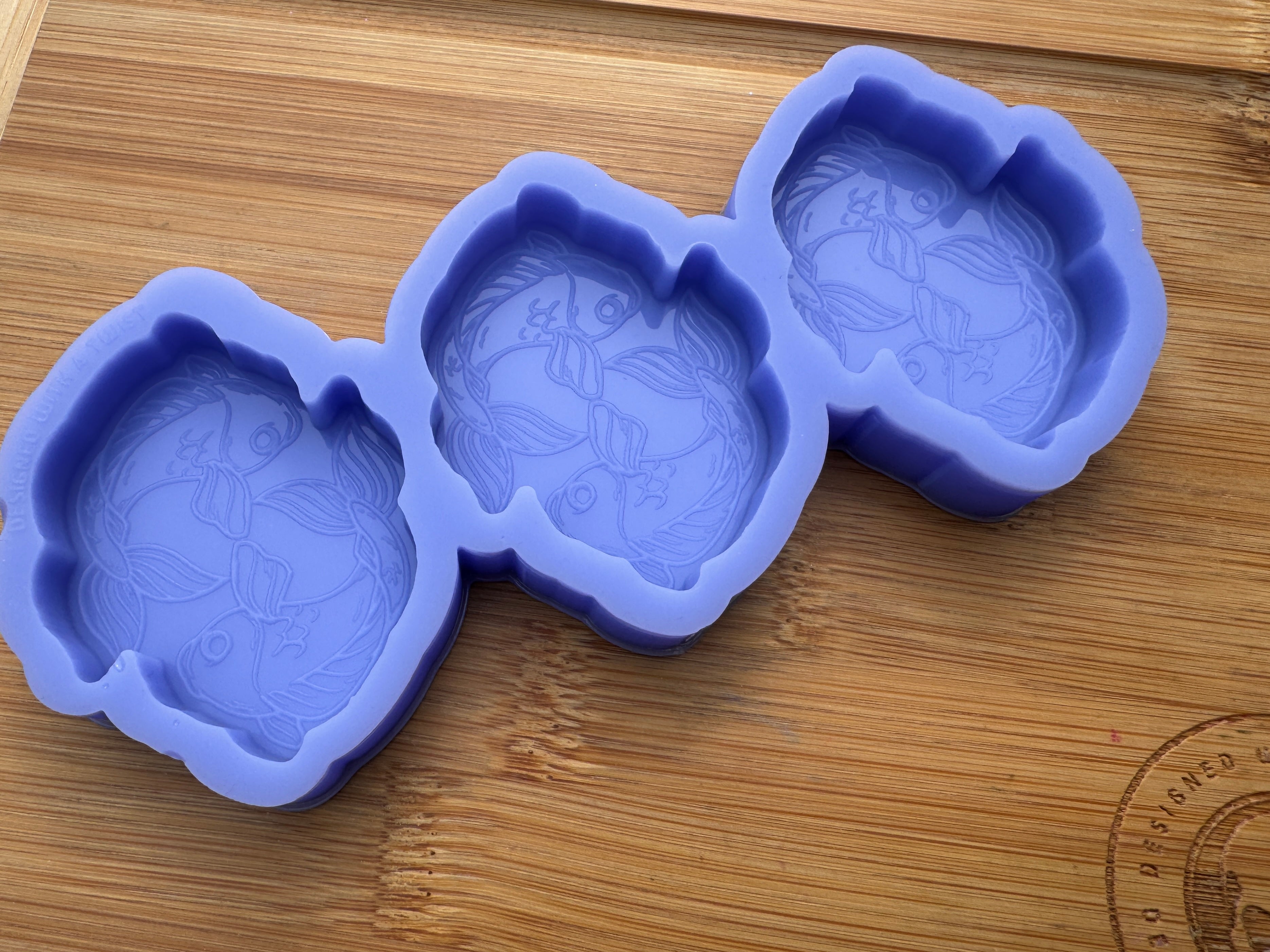 Koi Fish Silicone Mold Trio