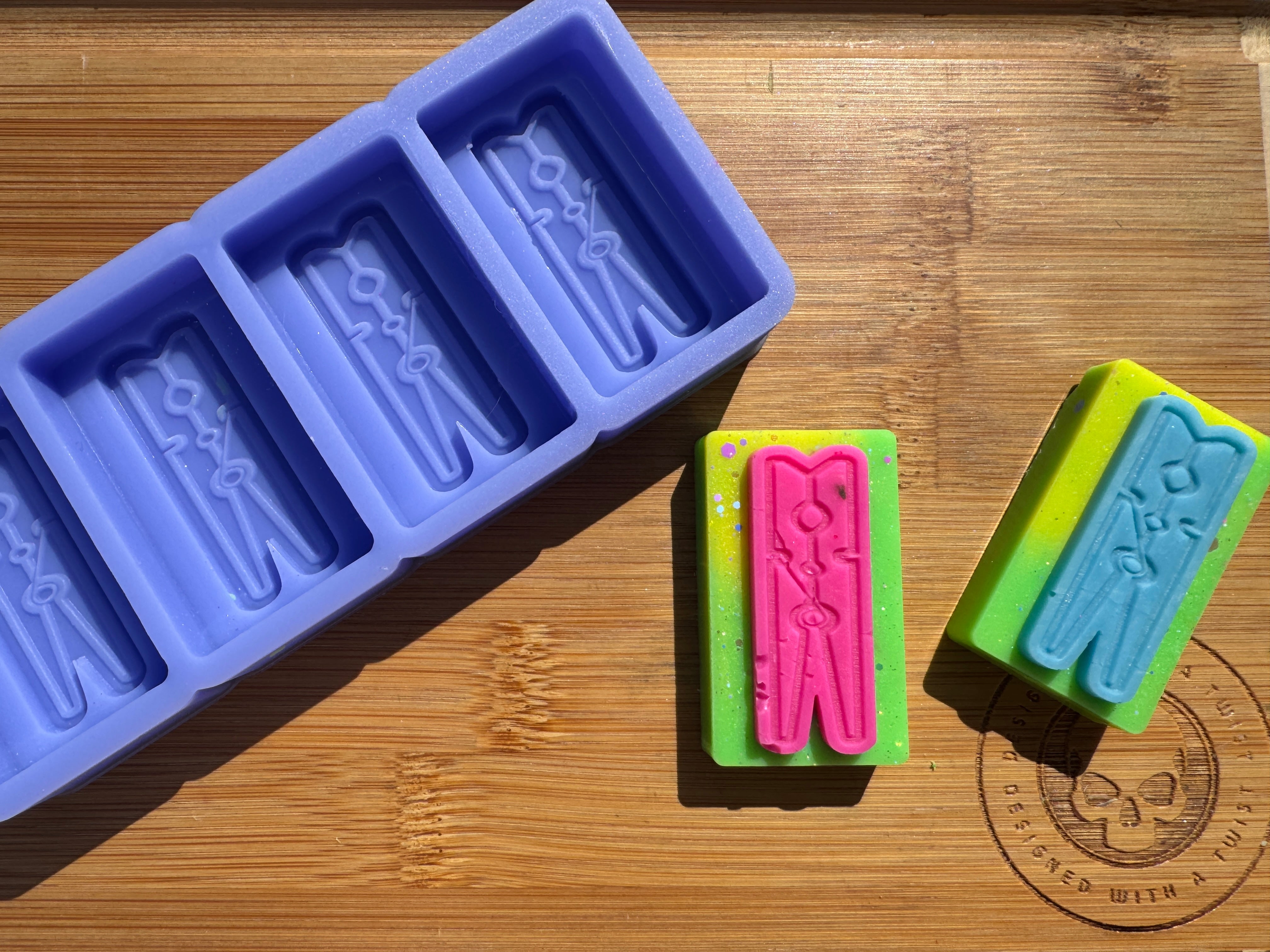 Laundry Peg Silicone Mold - HoBa Edition