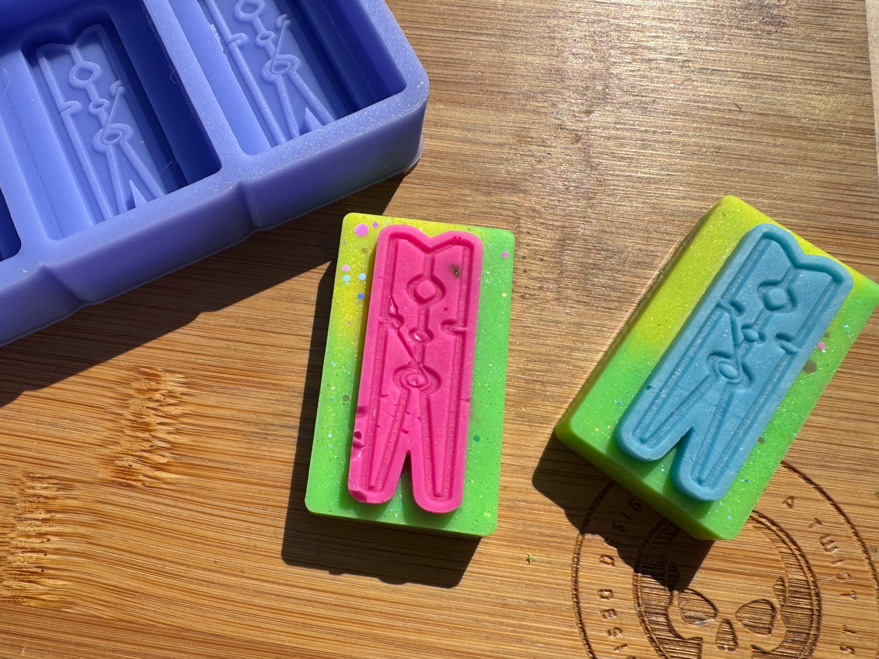 Laundry Peg Silicone Mold - HoBa Edition