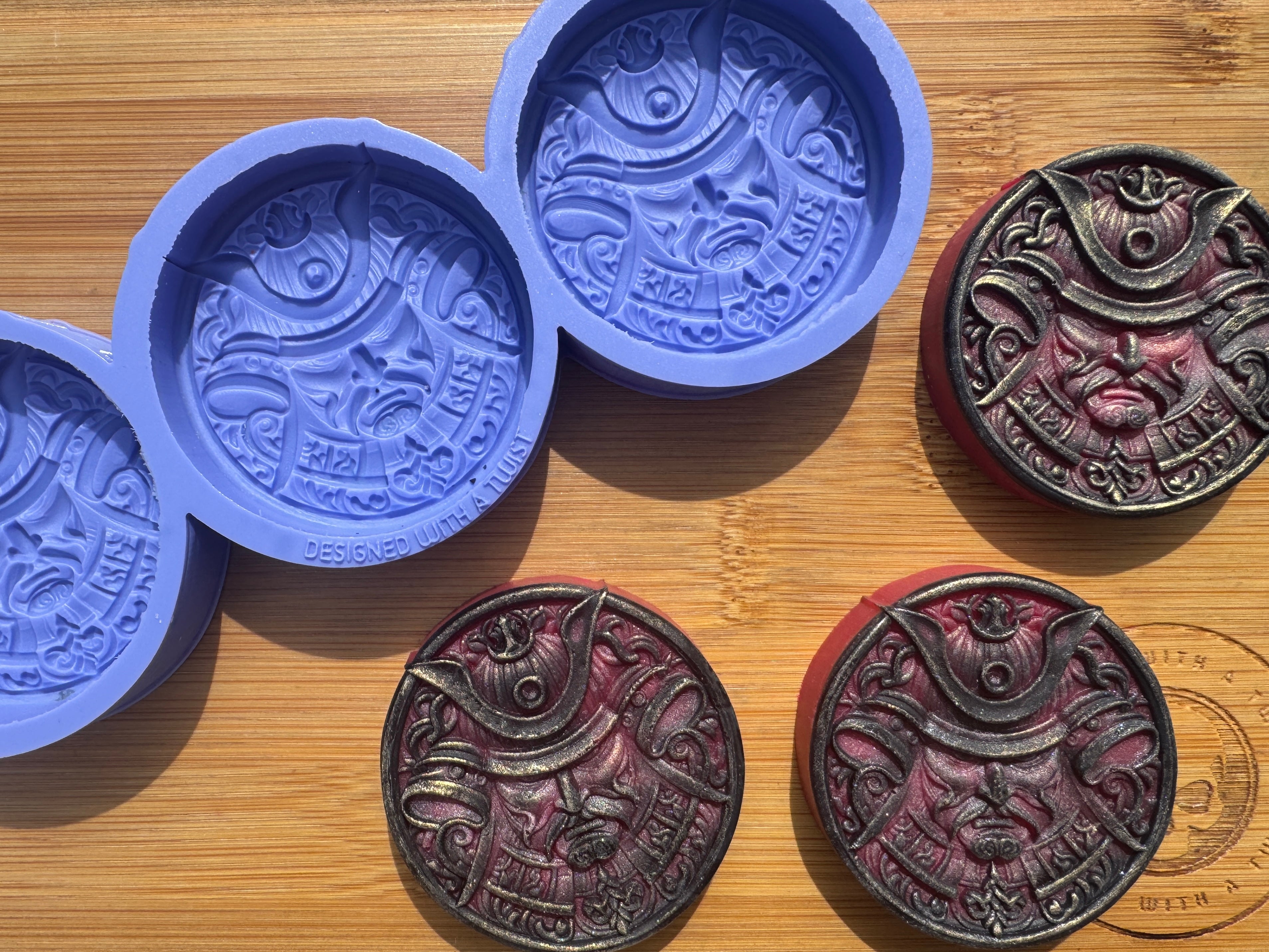 Samurai Silicone Mold Trio