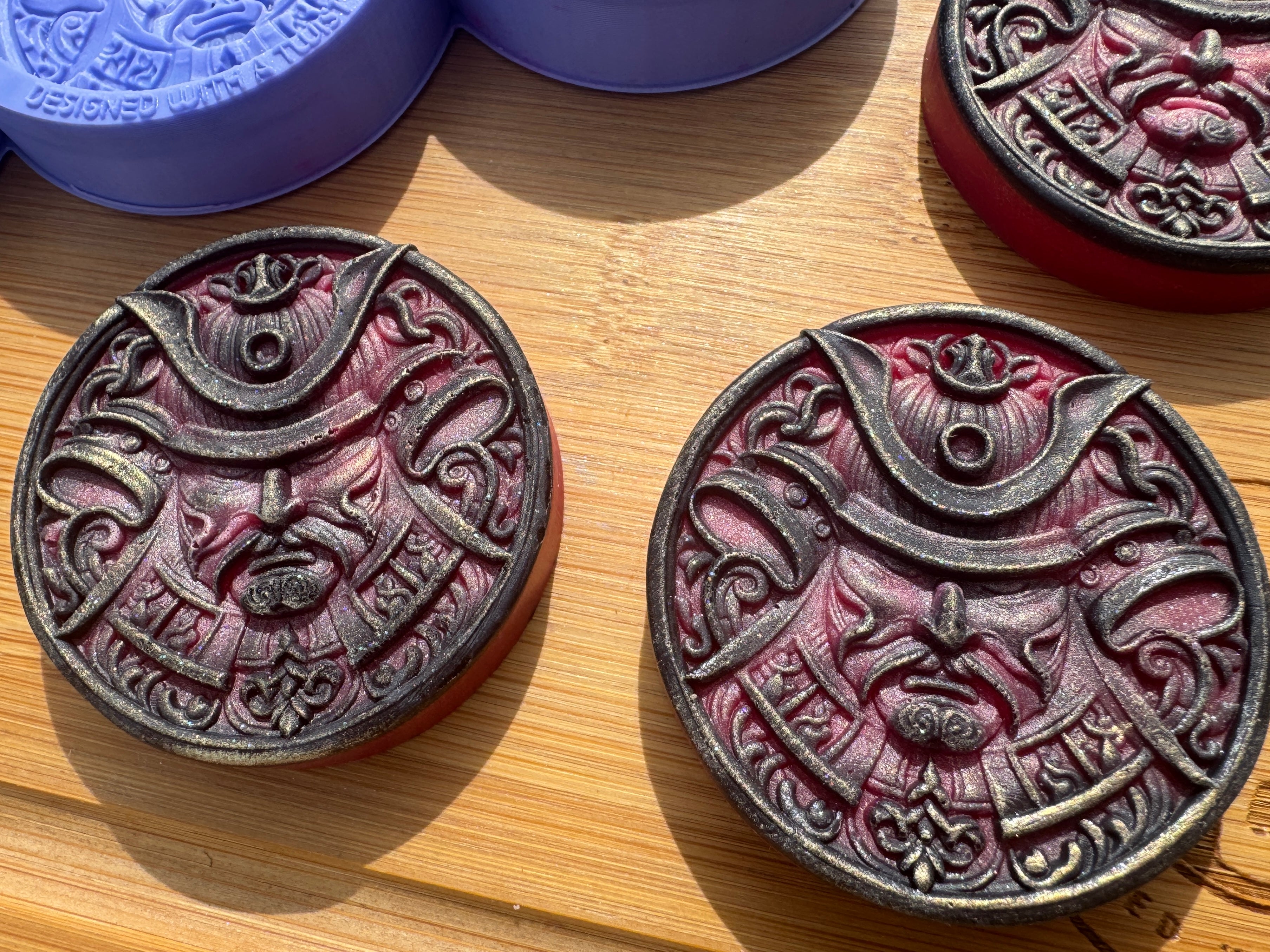 Samurai Silicone Mold Trio