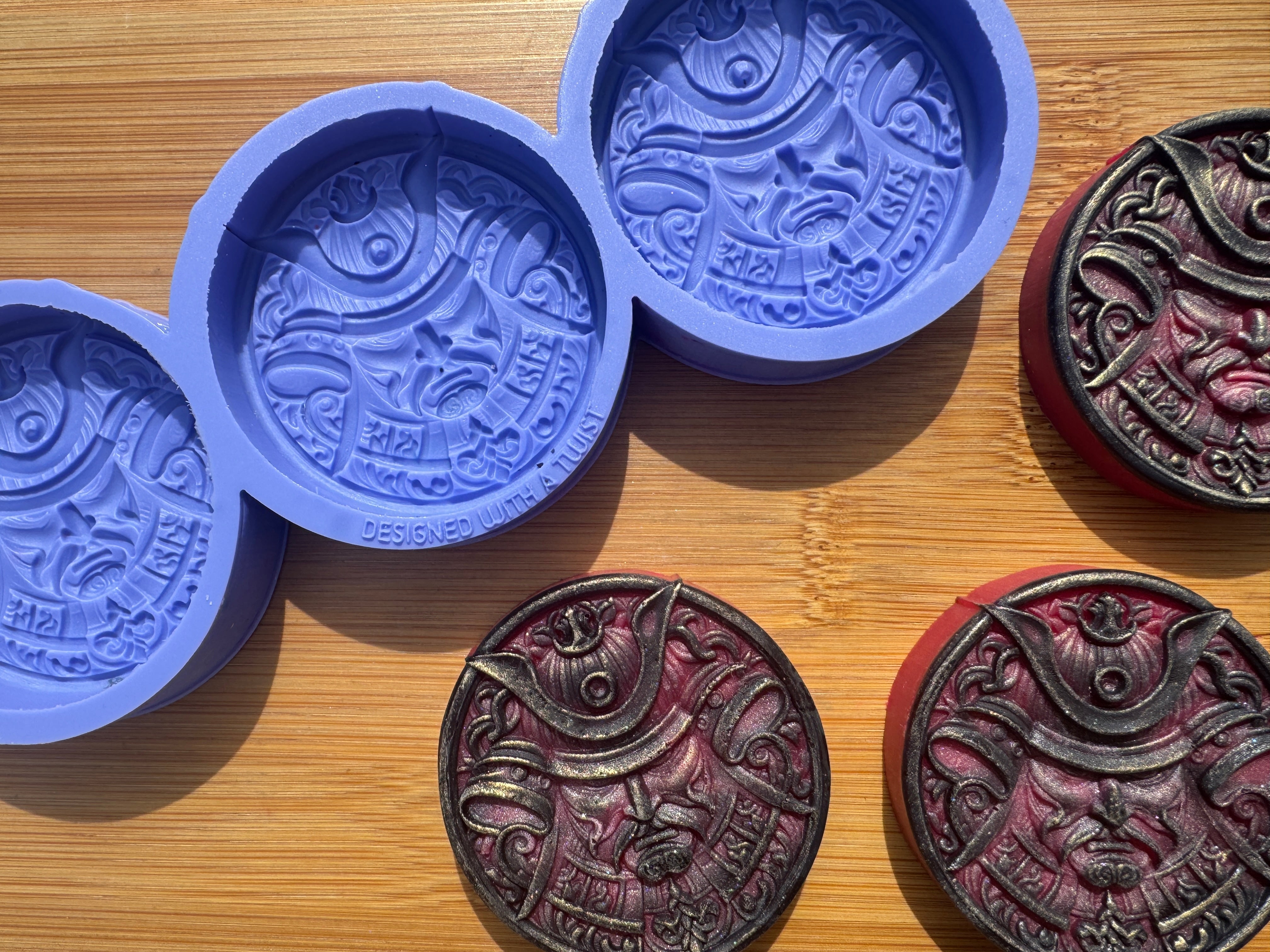 Samurai Silicone Mold Trio