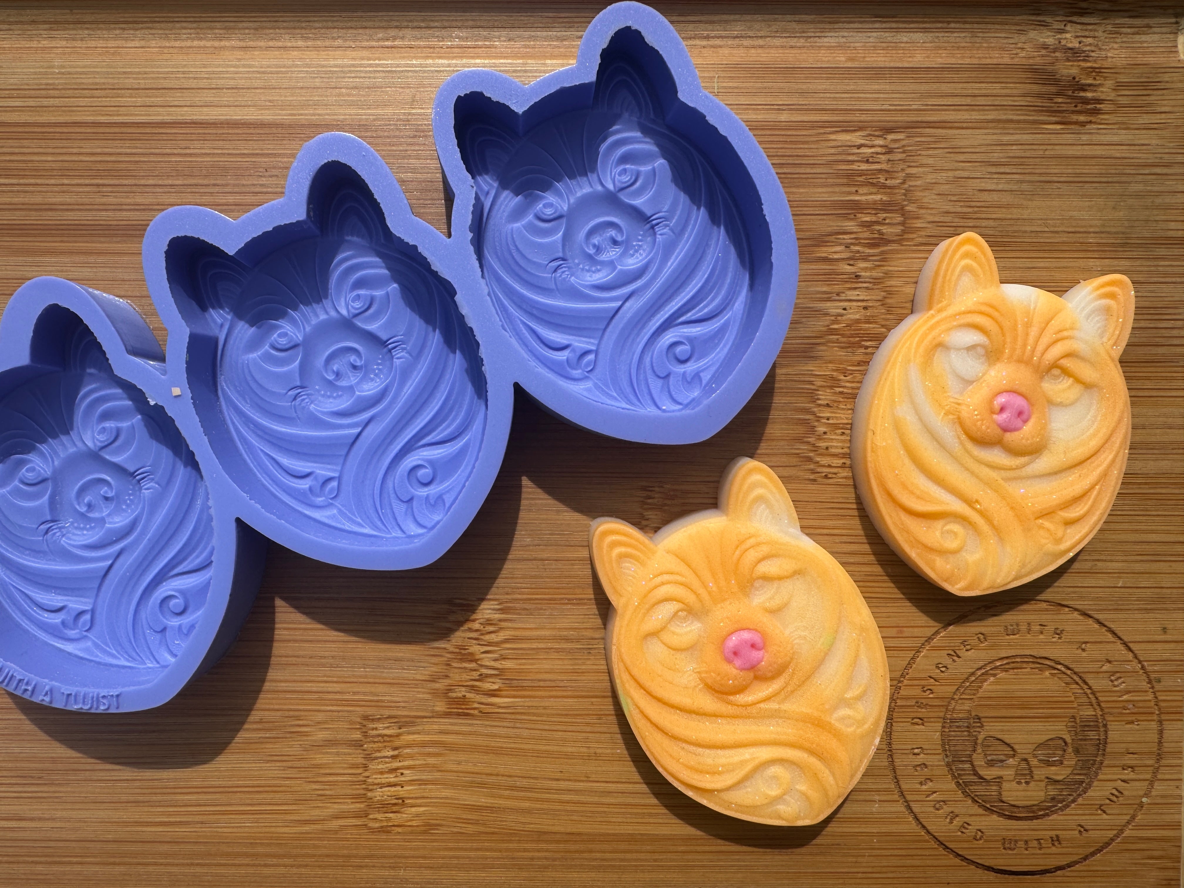 Japanese Dog Silicone Mold Trio