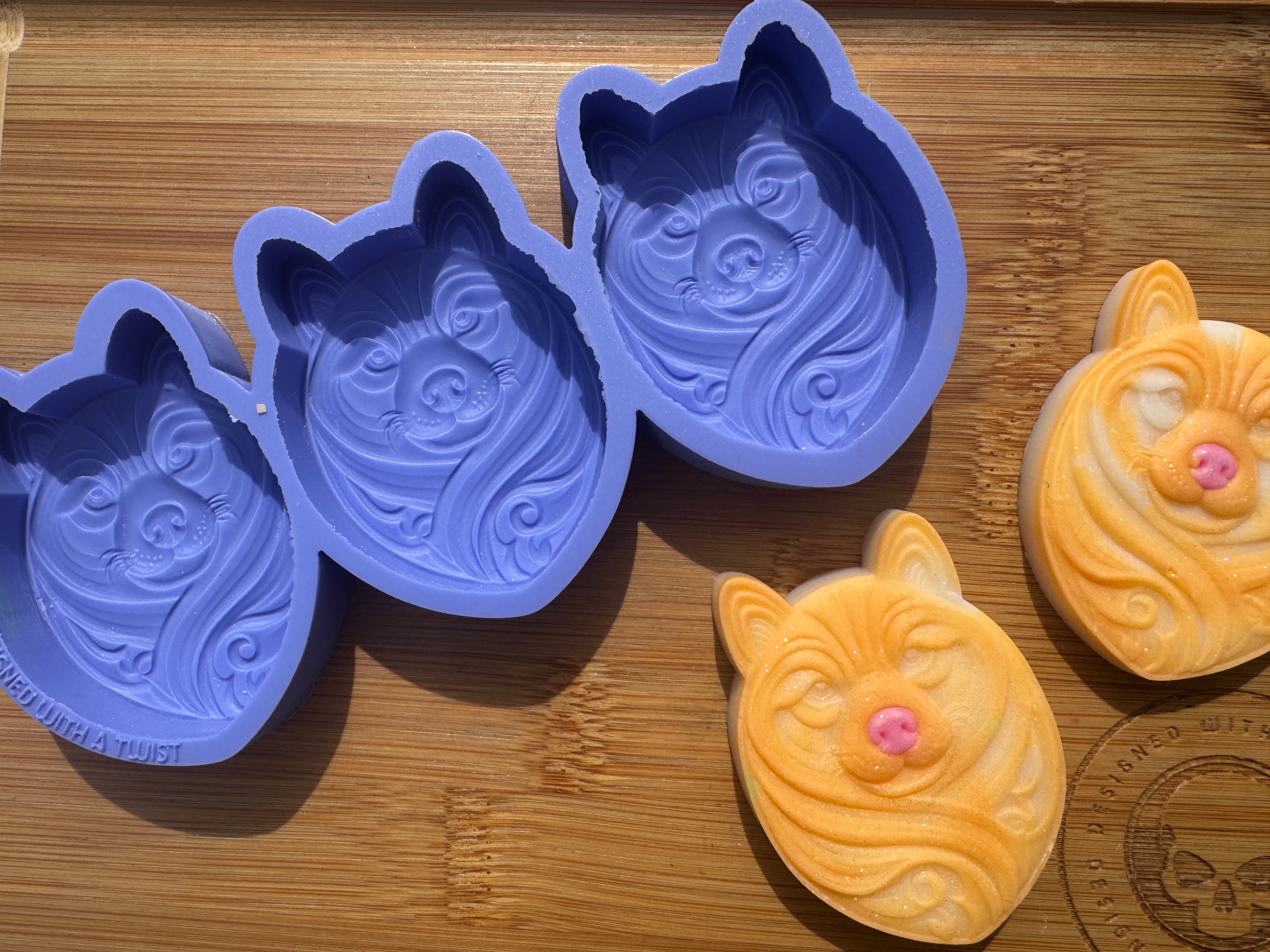 Japanese Dog Silicone Mold Trio