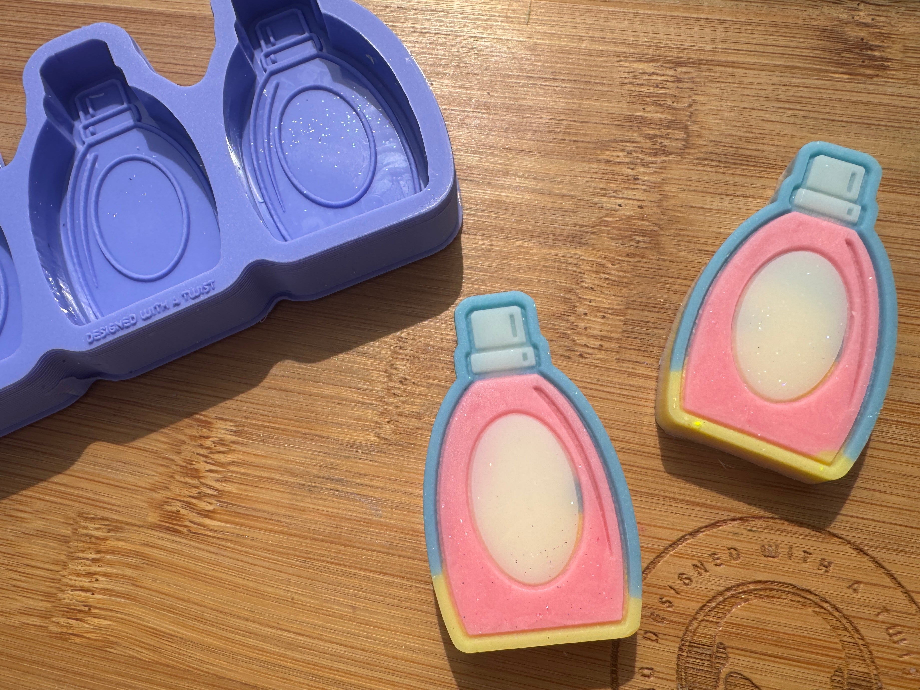 Detergent Bottle Trio Silicone Mold
