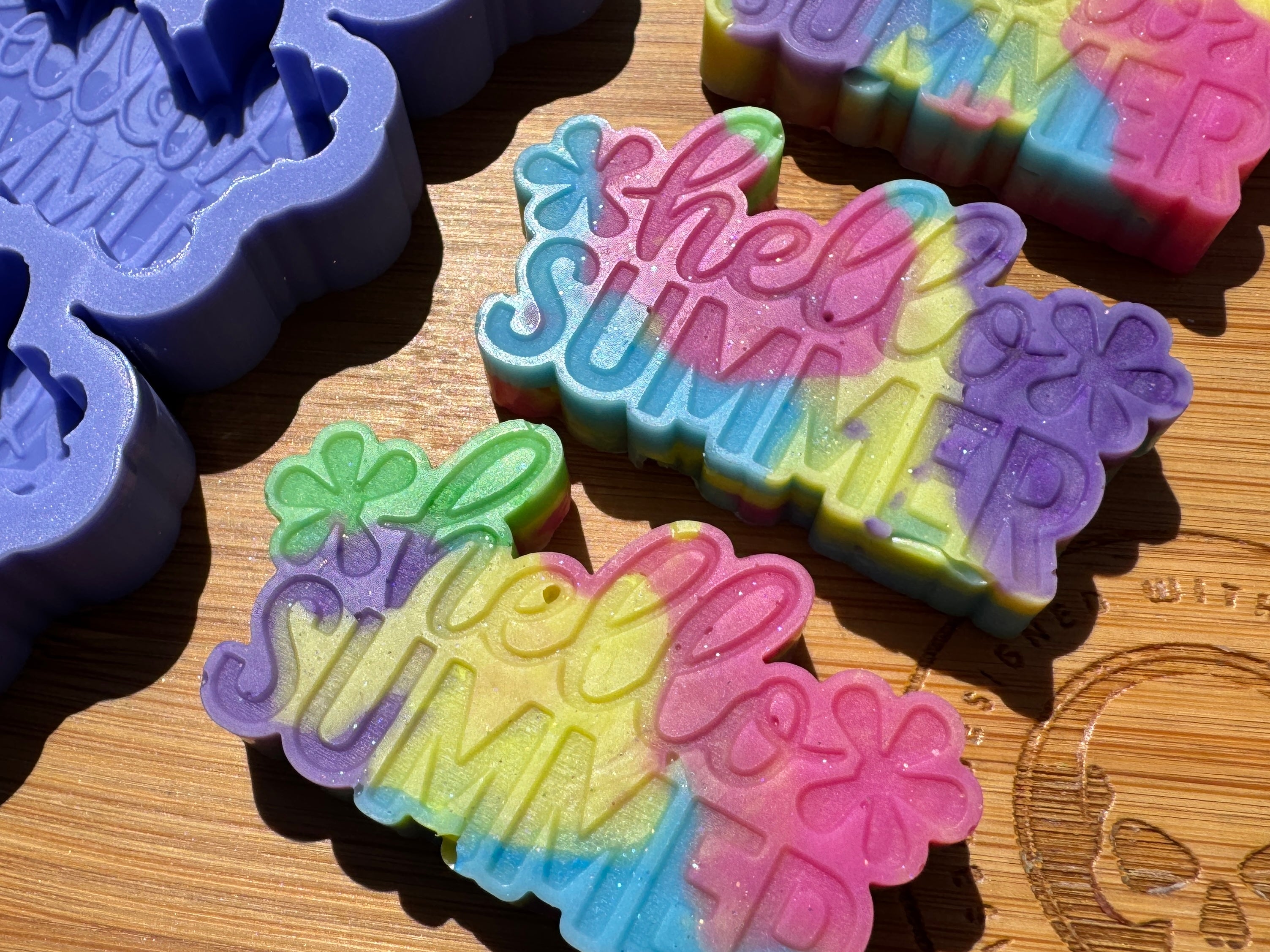 Hello Summer Silicone Mold Trio