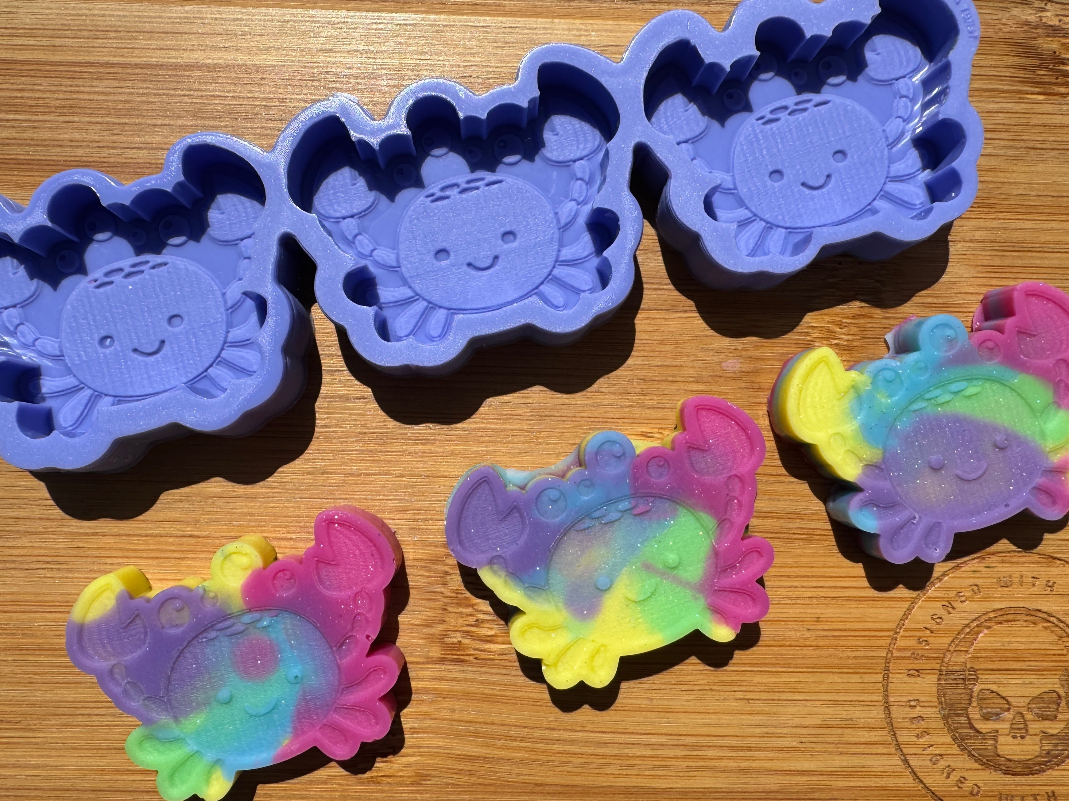 Crab Silicone Mold Trio
