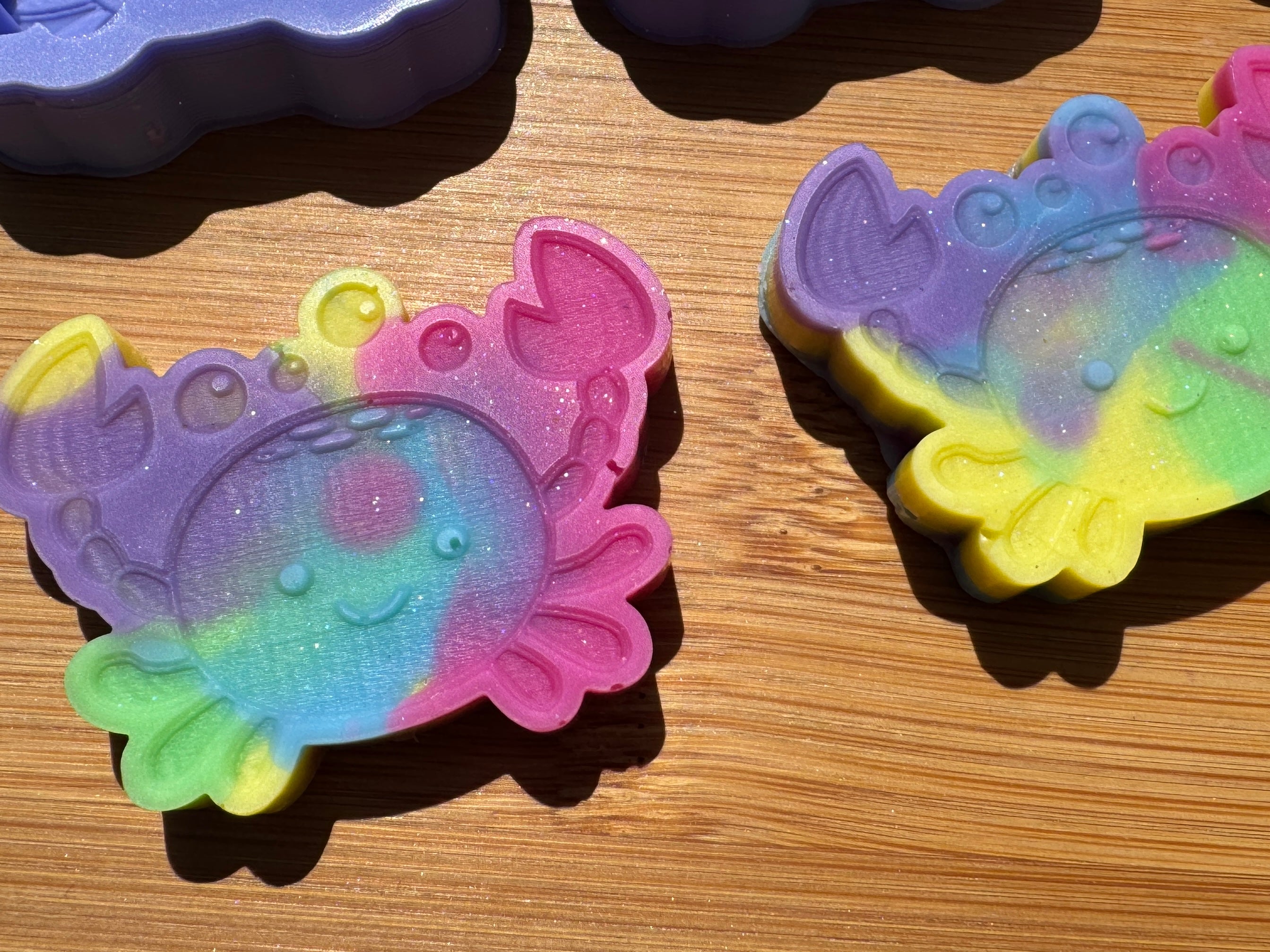 Crab Silicone Mold Trio