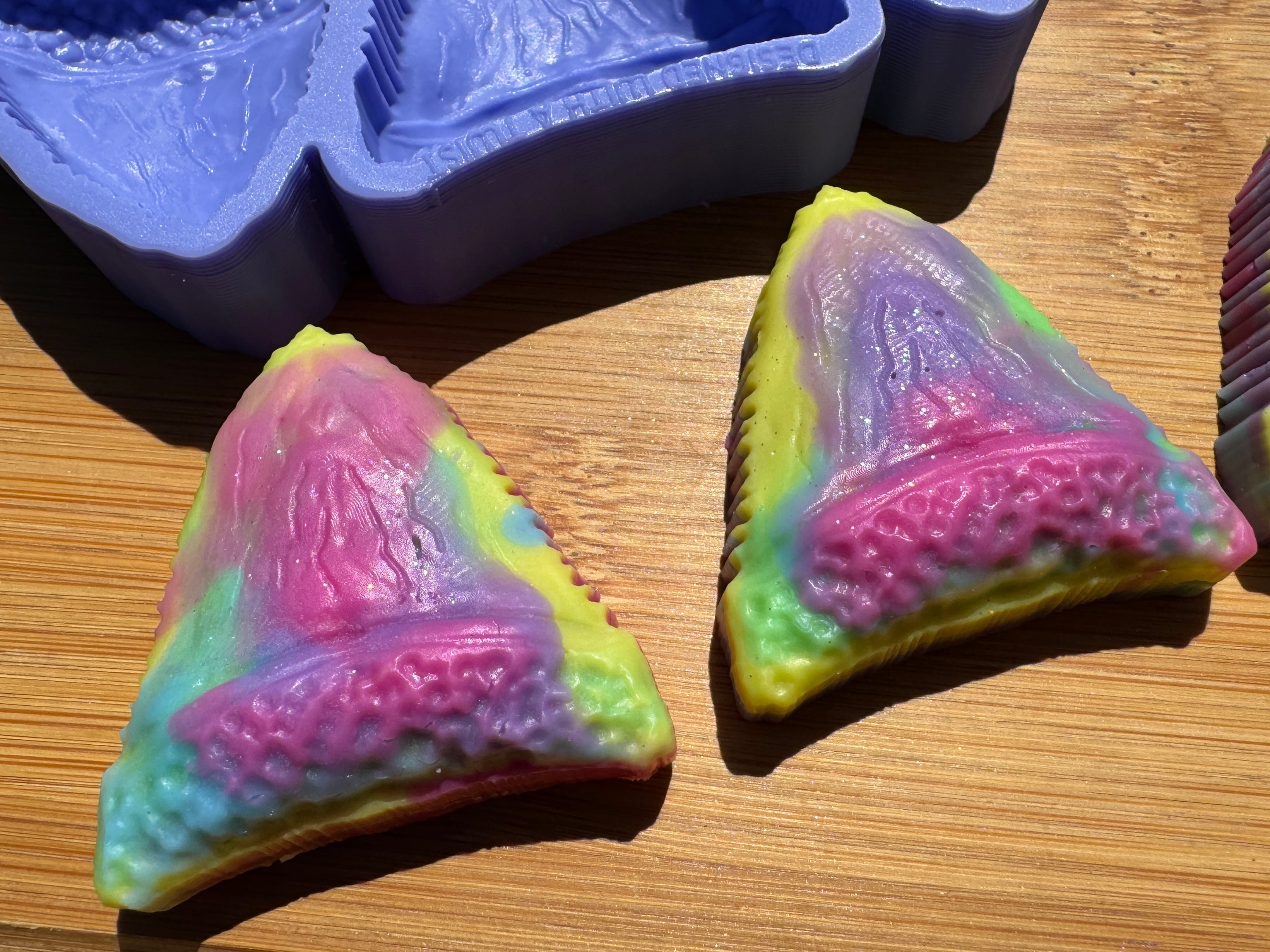 Shark Tooth Silicone Mold Trio