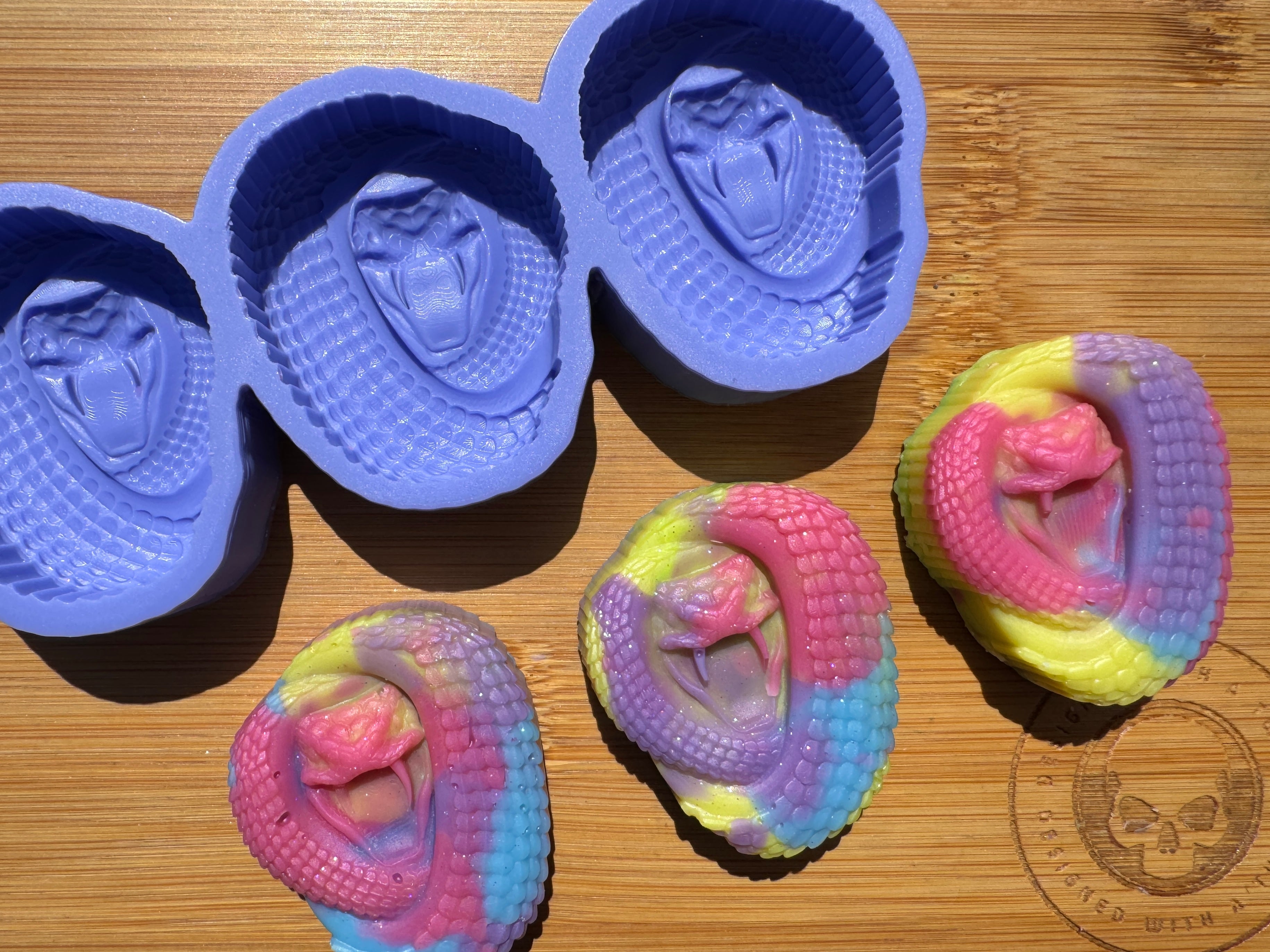 Snake Silicone Mold Trio