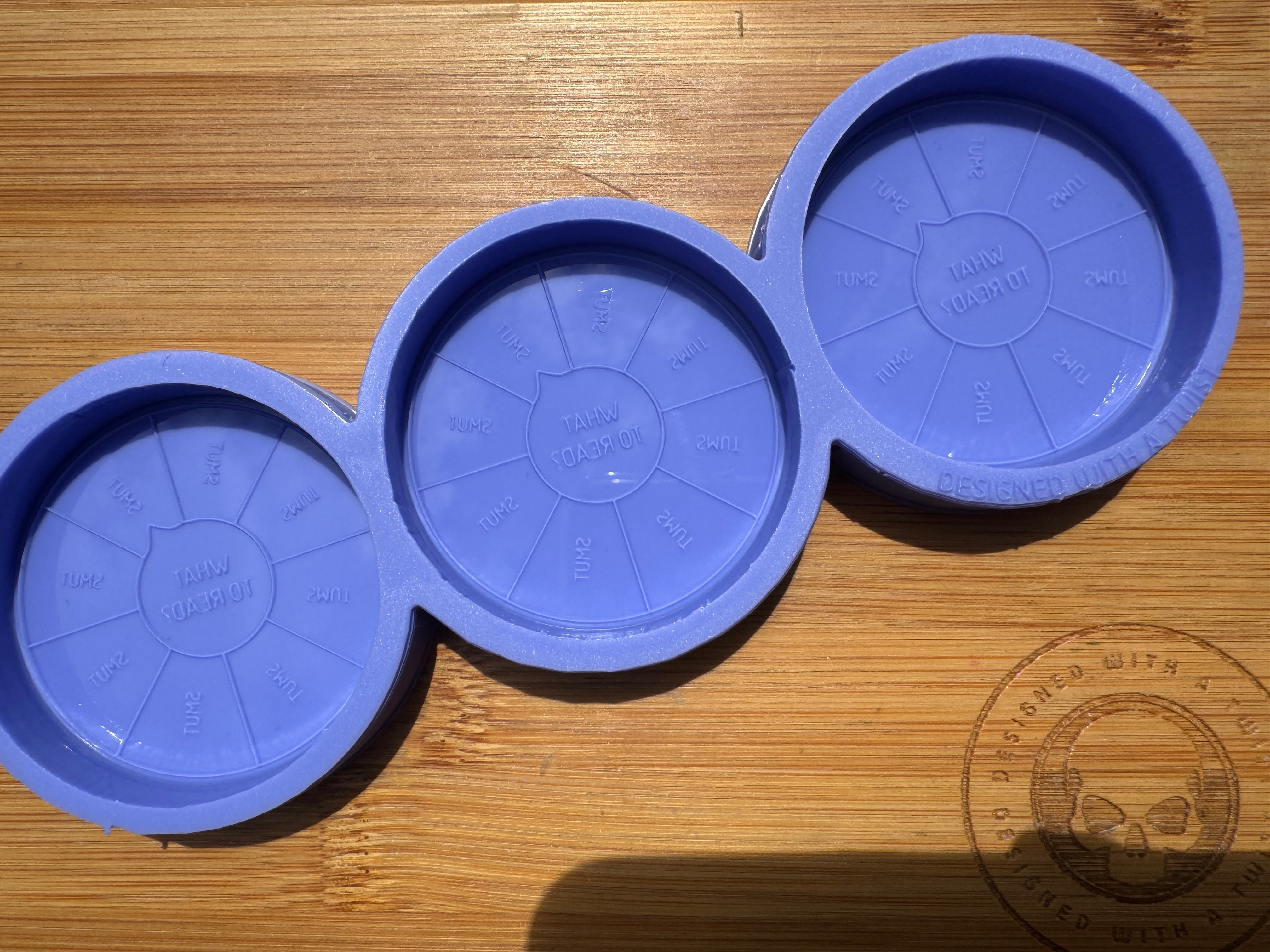 Smut Wheel Silicone Mold Trio