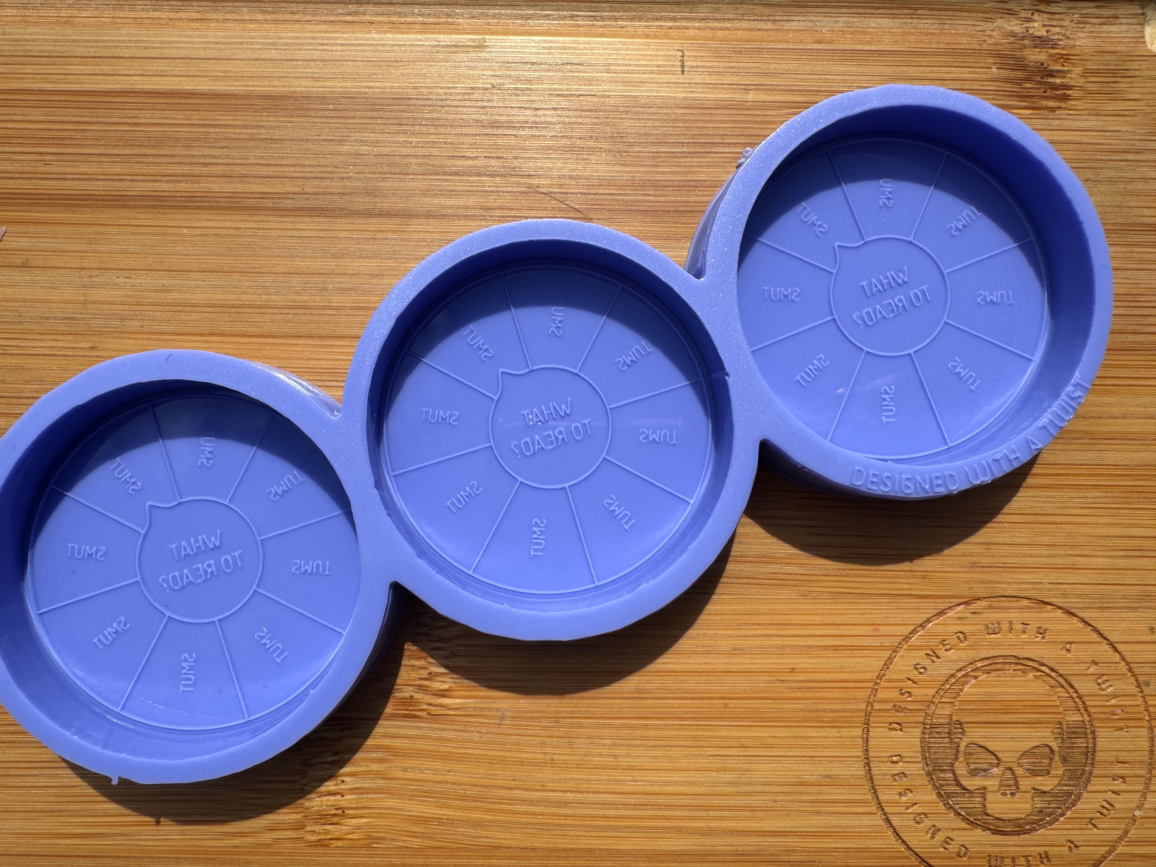 Smut Wheel Silicone Mold Trio