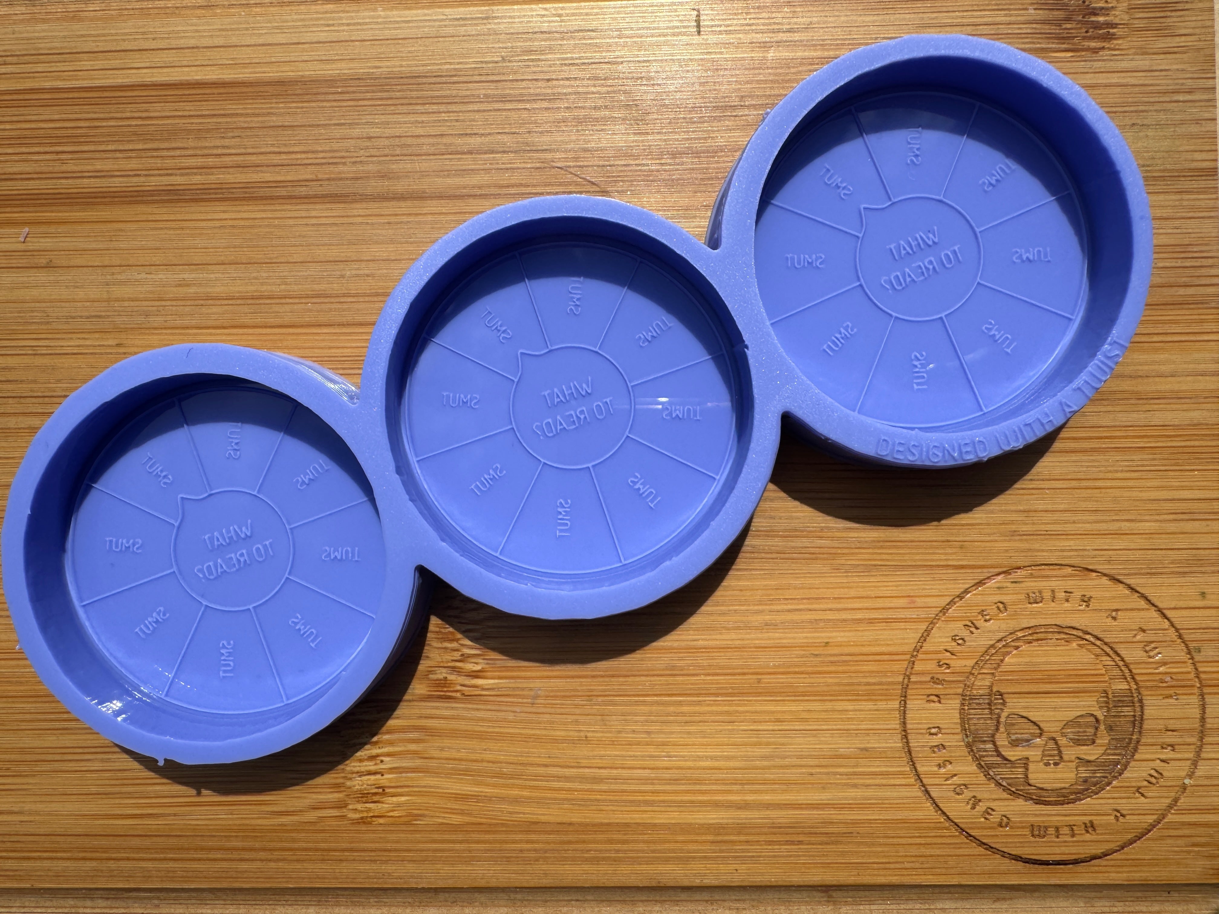 Smut Wheel Silicone Mold Trio