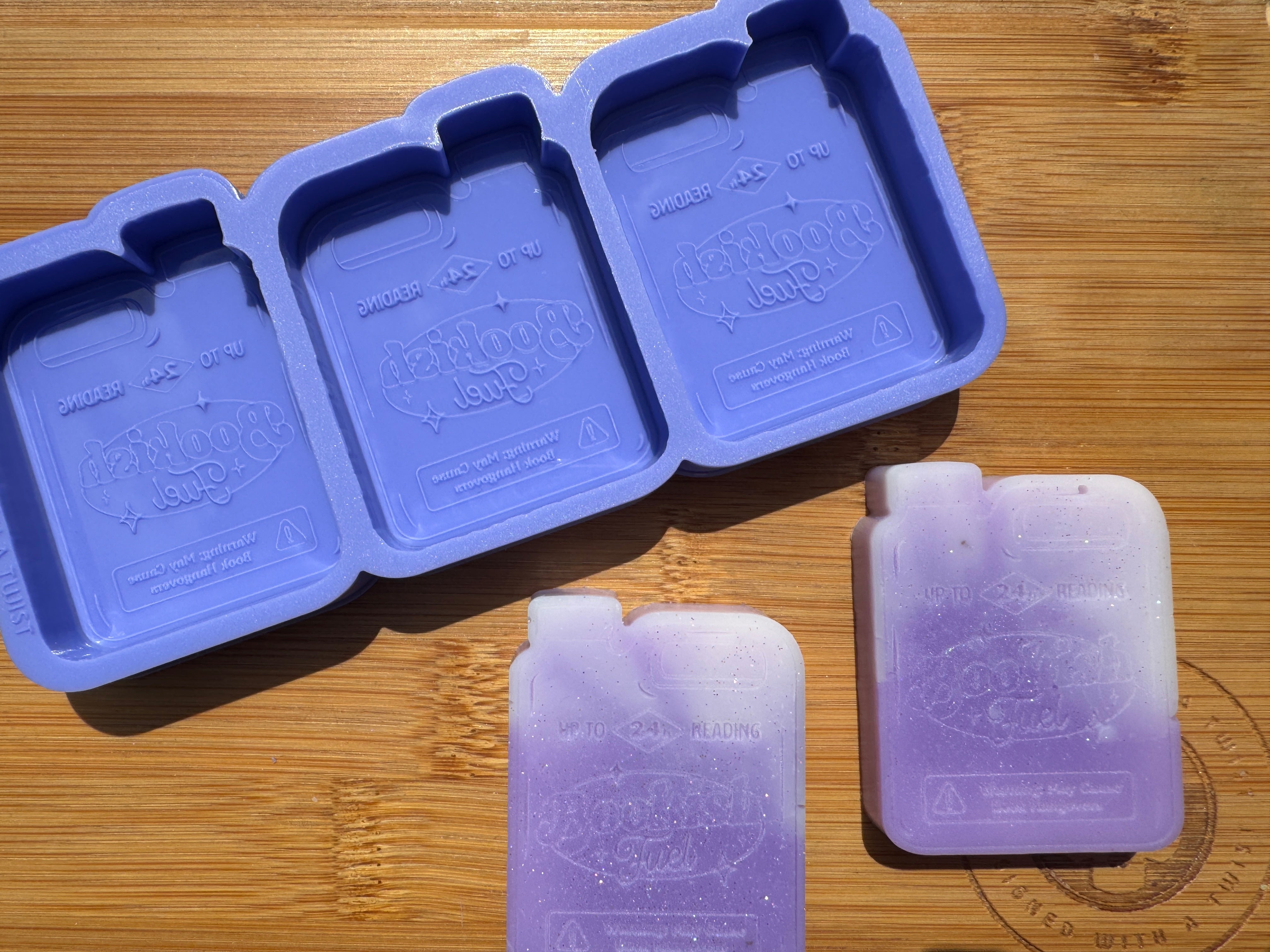 Bookish Fuel Silicone Mold Trio