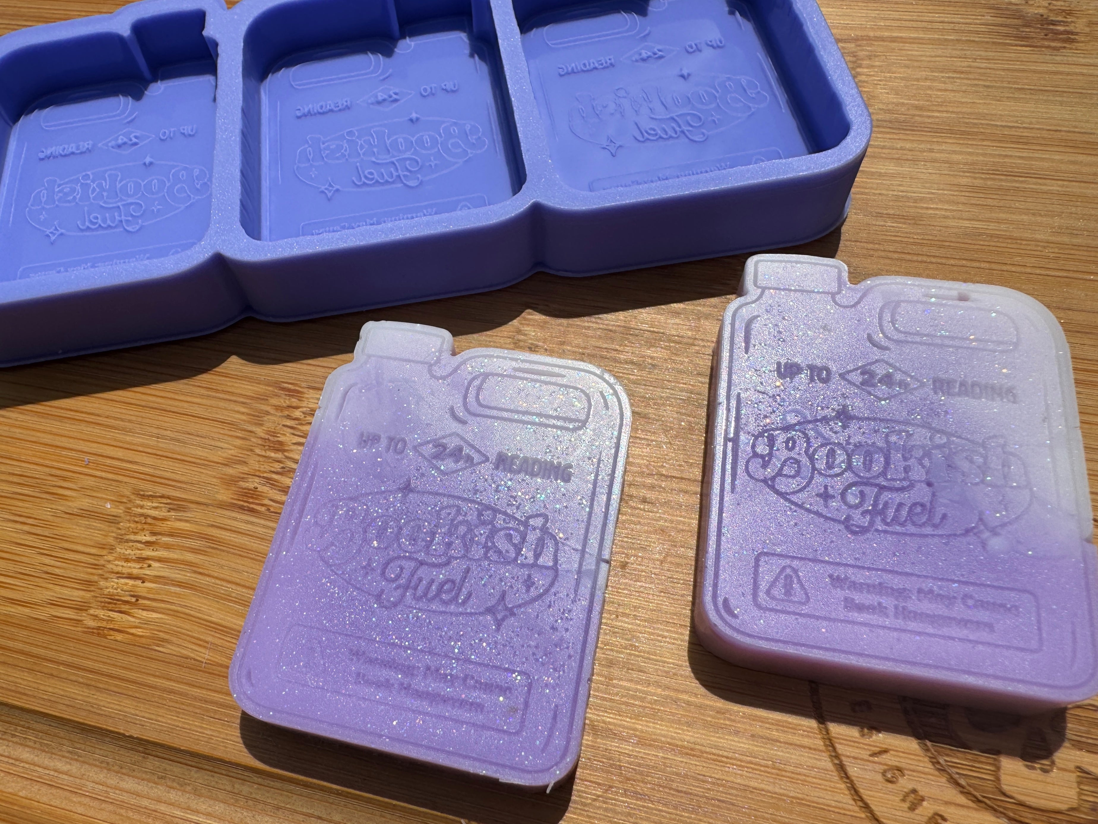 Bookish Fuel Silicone Mold Trio