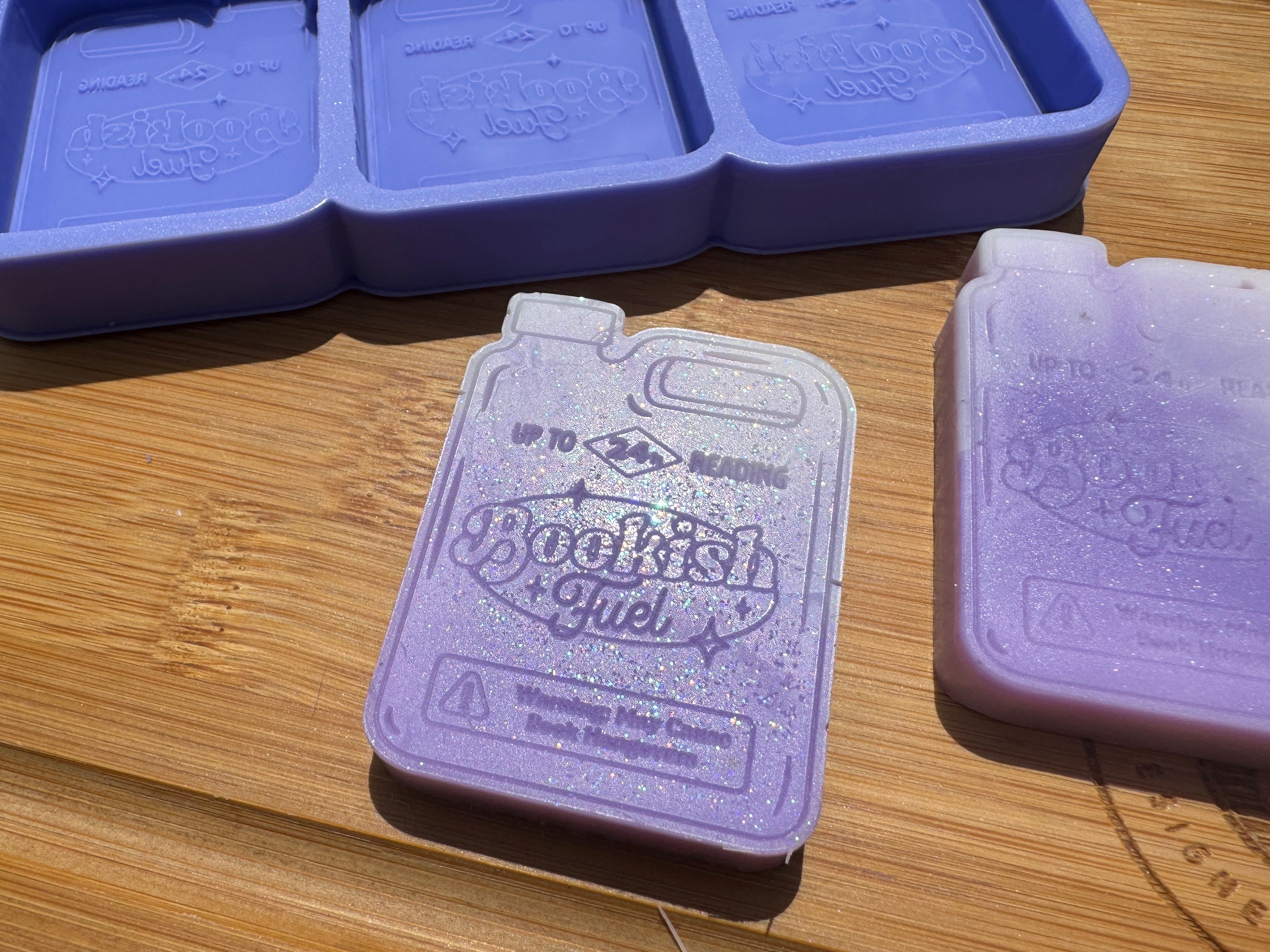 Bookish Fuel Silicone Mold Trio