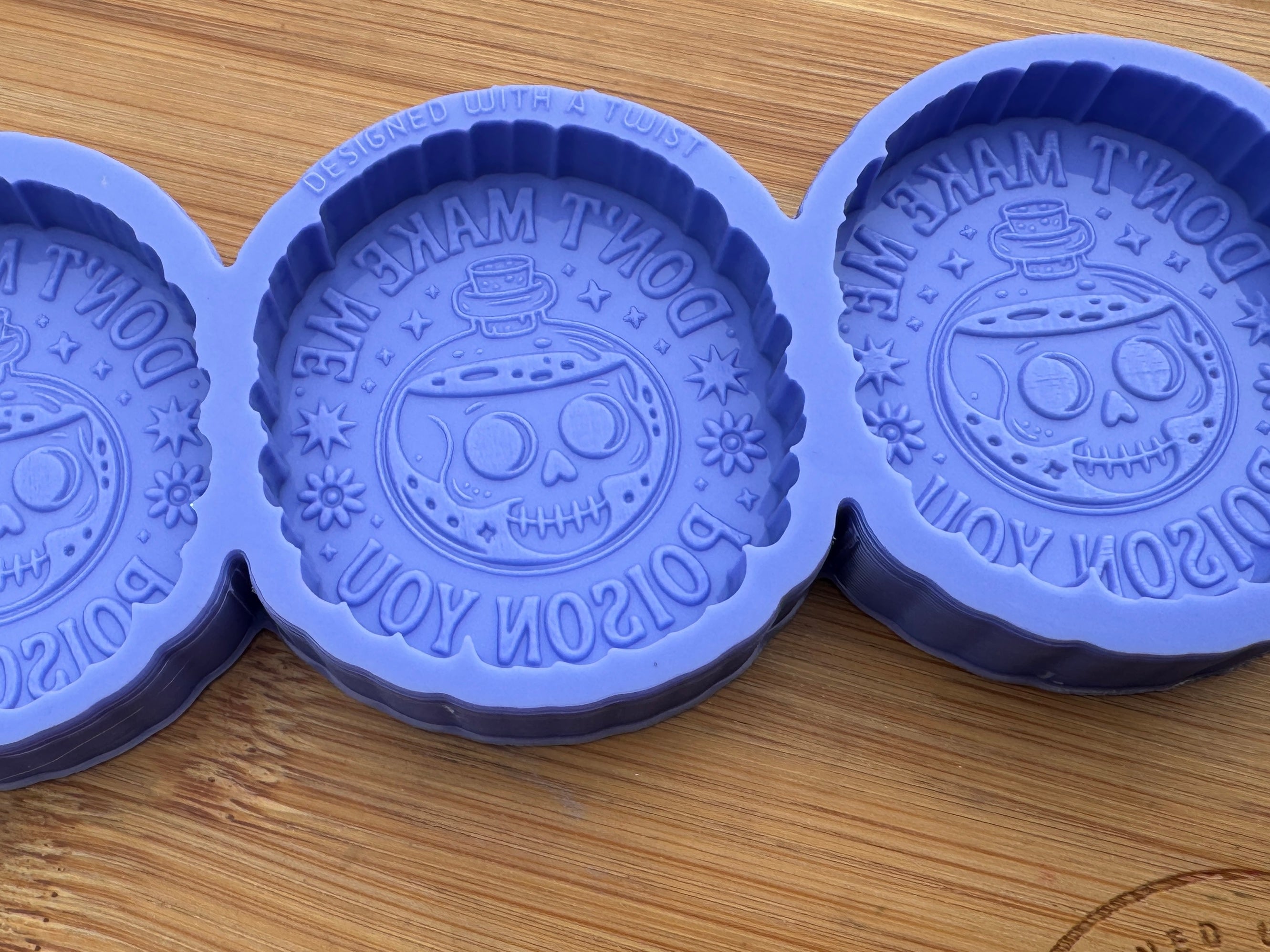 Don't Make Me Poison You Silicone Trio Mold