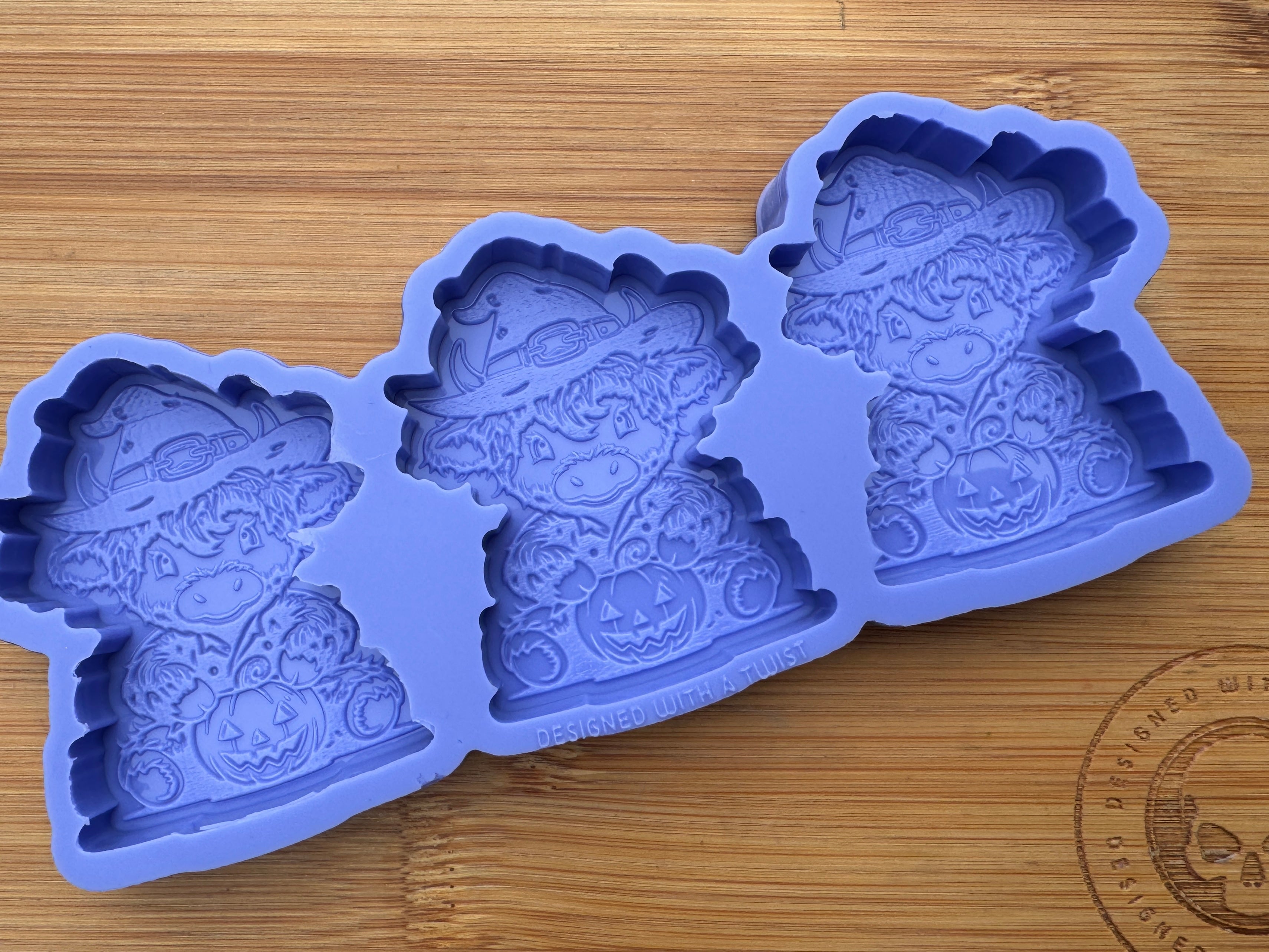Spooky Cow Silicone Mold Trio