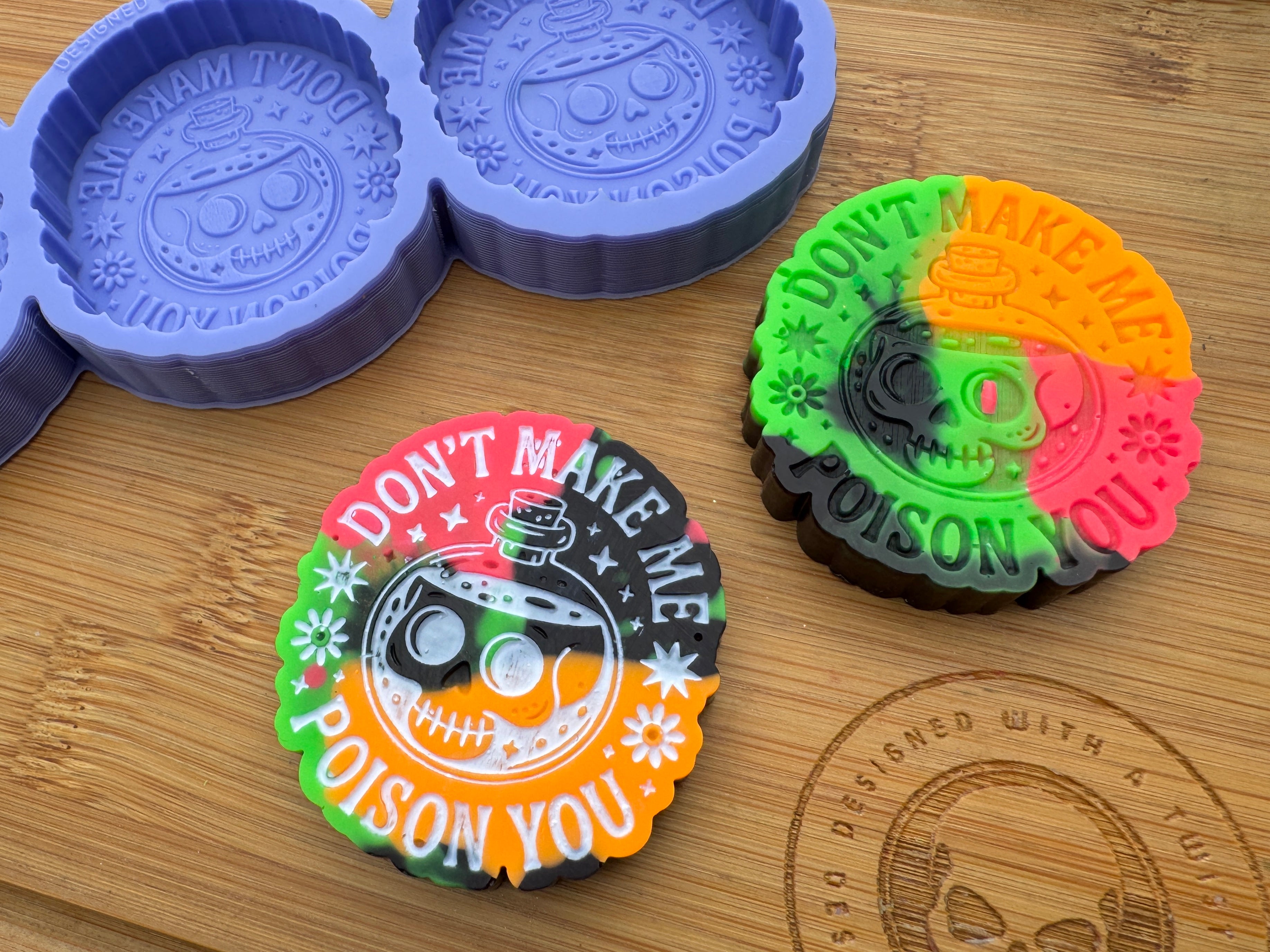 Don't Make Me Poison You Silicone Trio Mold