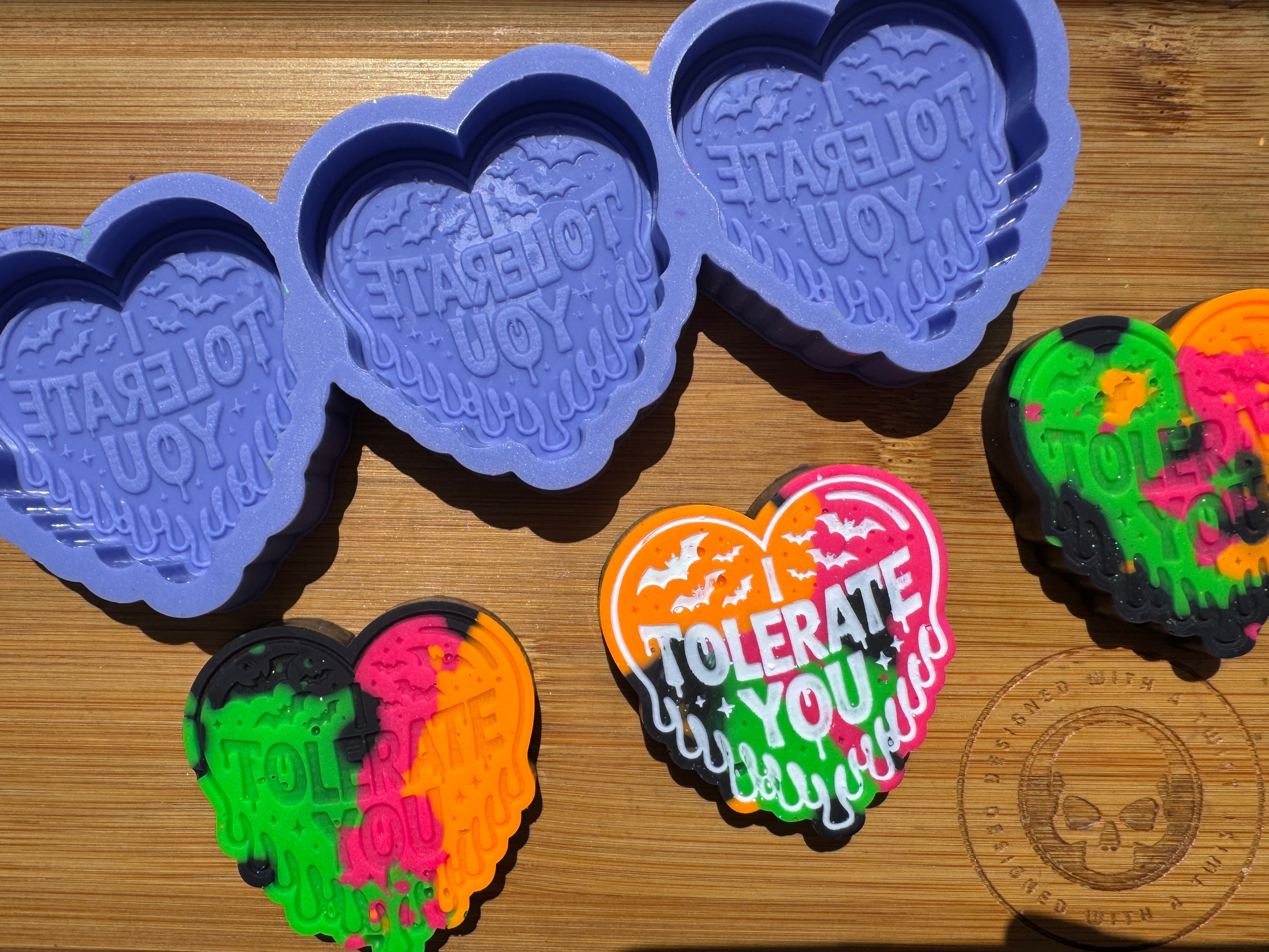 I Tolerate You Silicone Trio Mold
