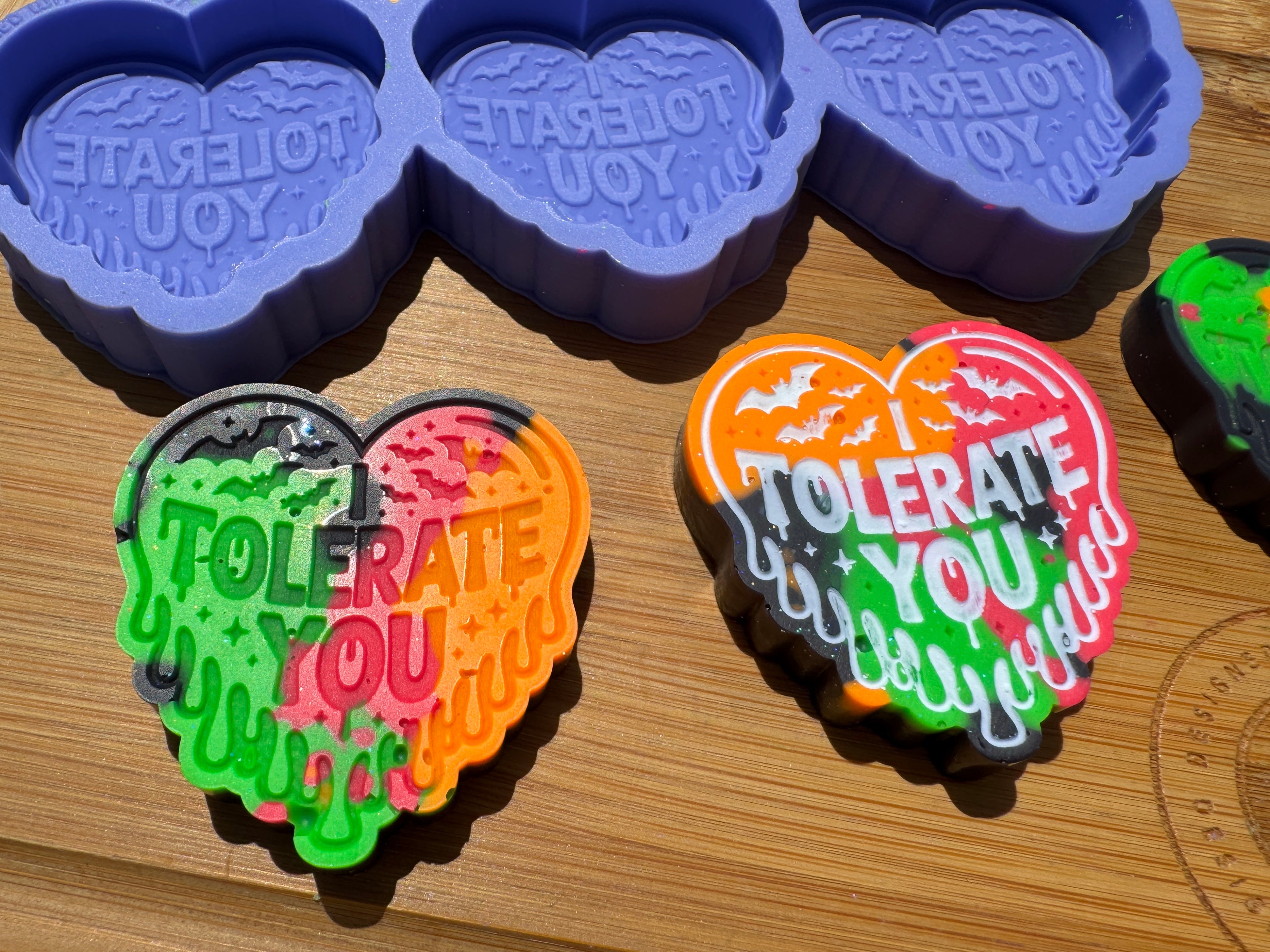 I Tolerate You Silicone Trio Mold