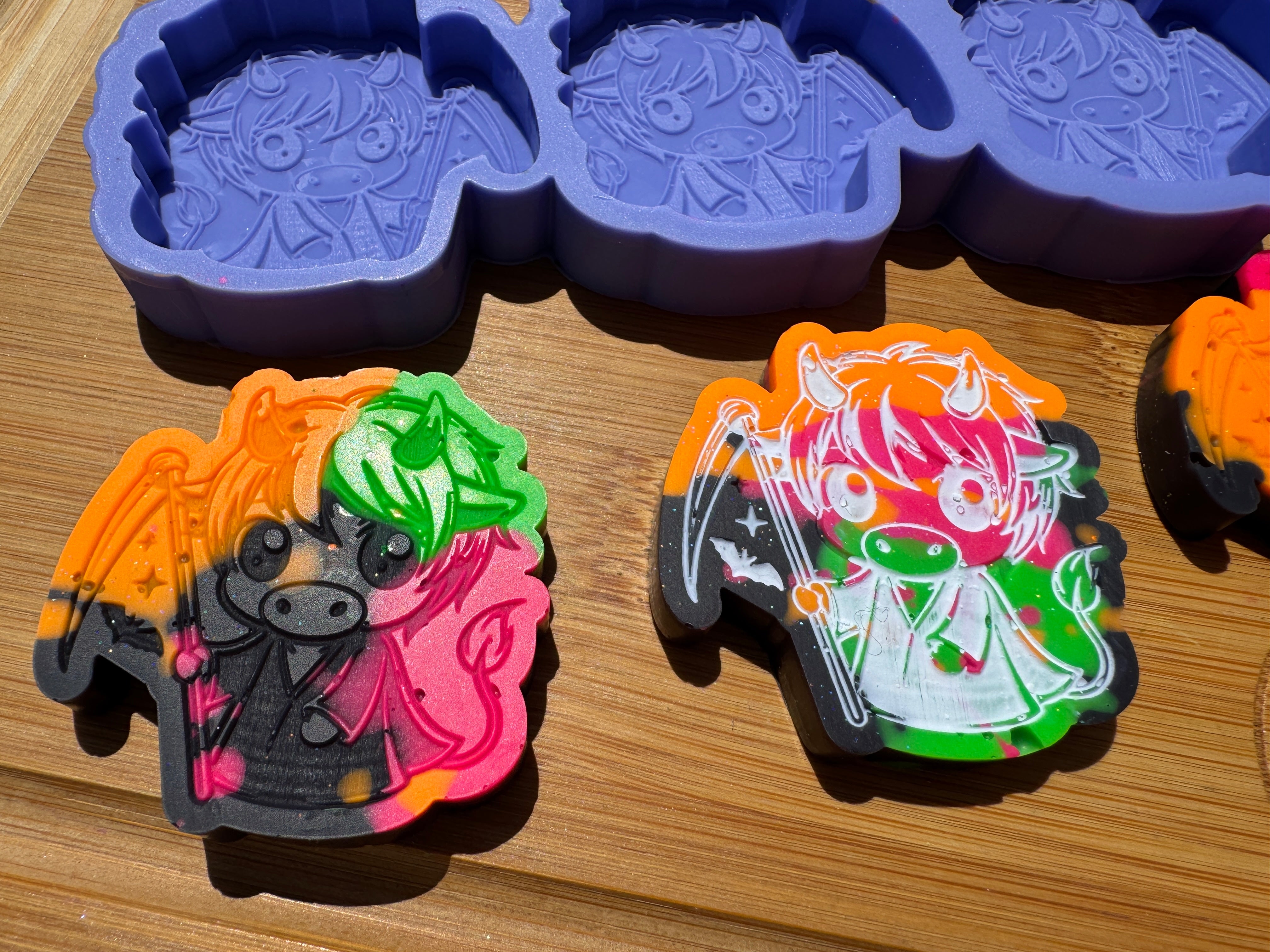 Reaper Highland Cow Silicone Trio Mold