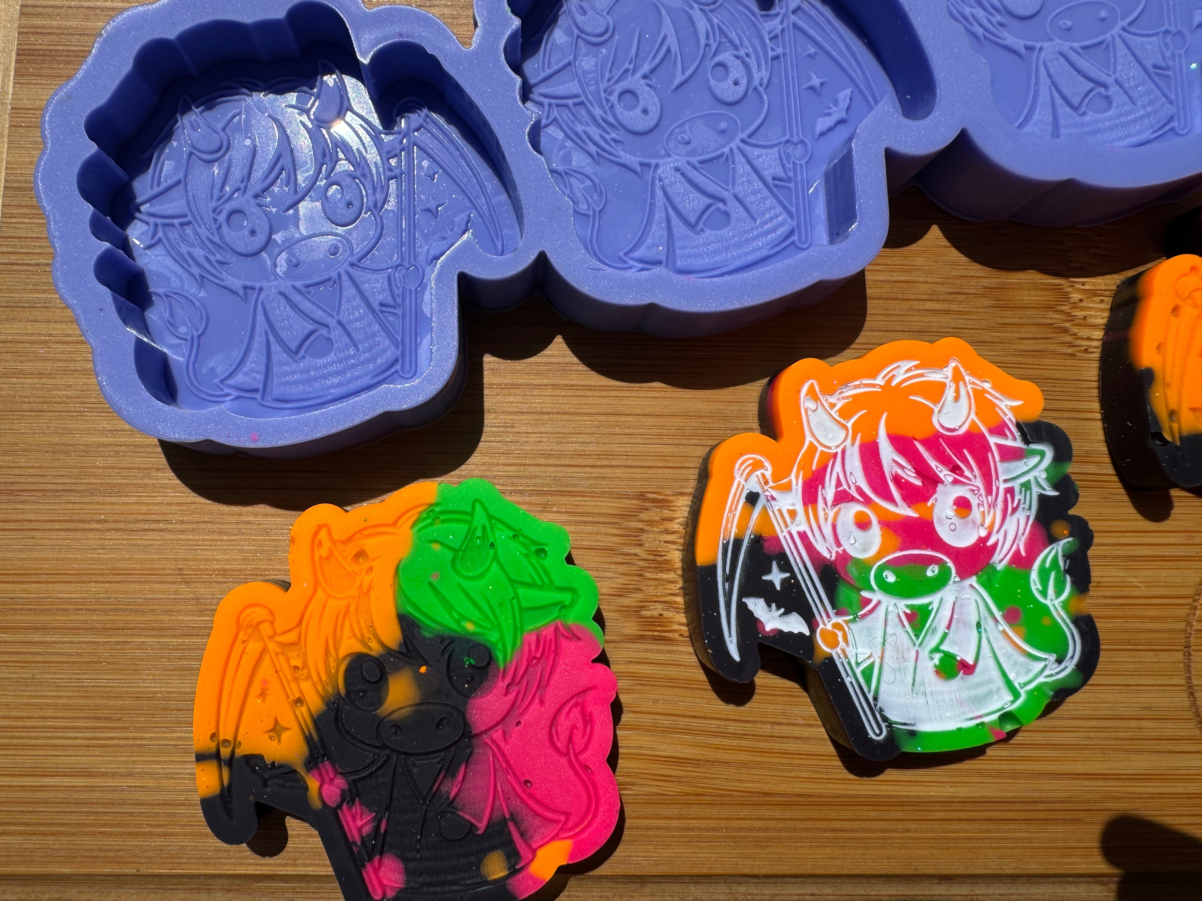 Reaper Highland Cow Silicone Trio Mold