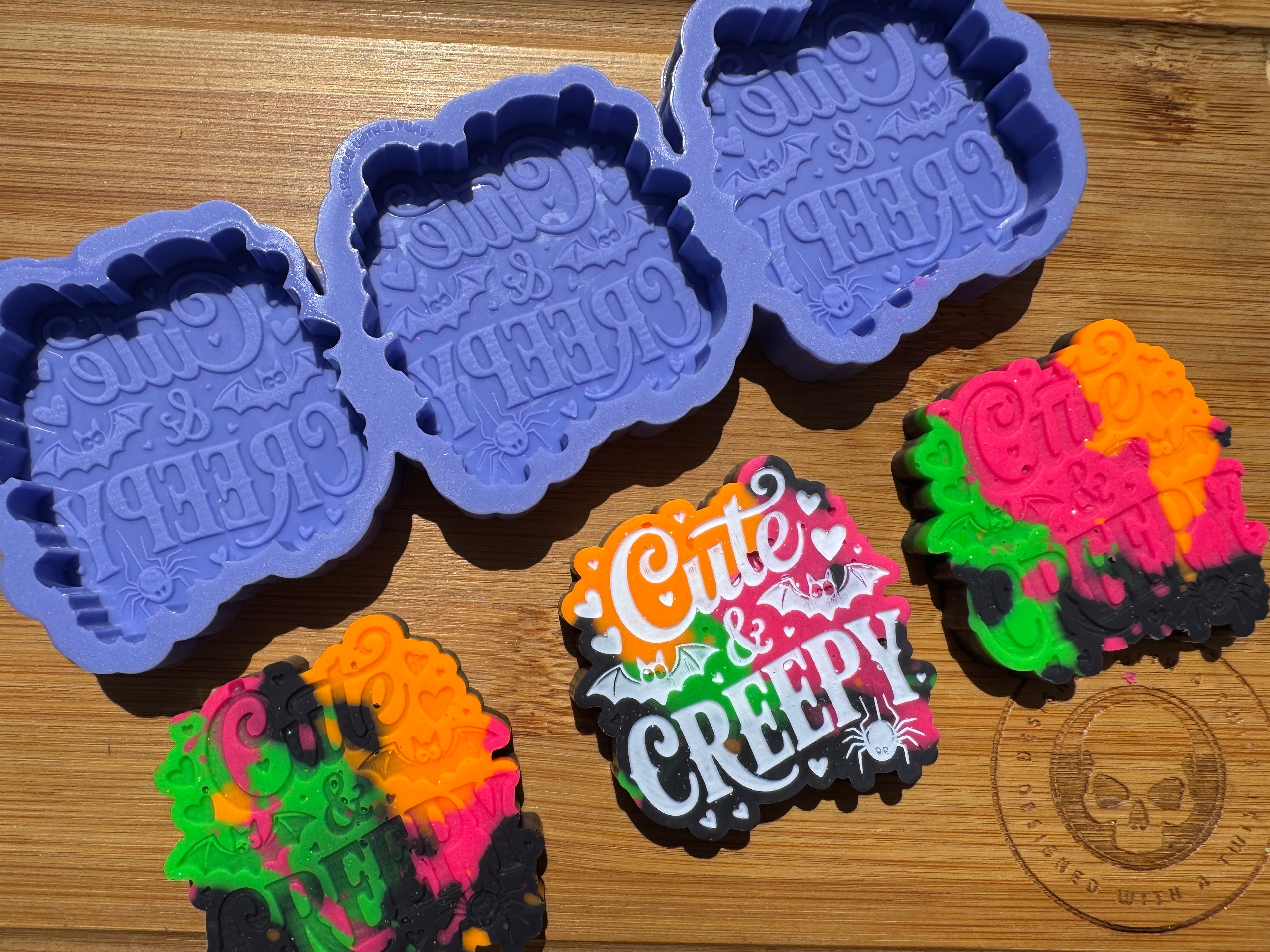 Cute & Creepy Silicone Trio Mold
