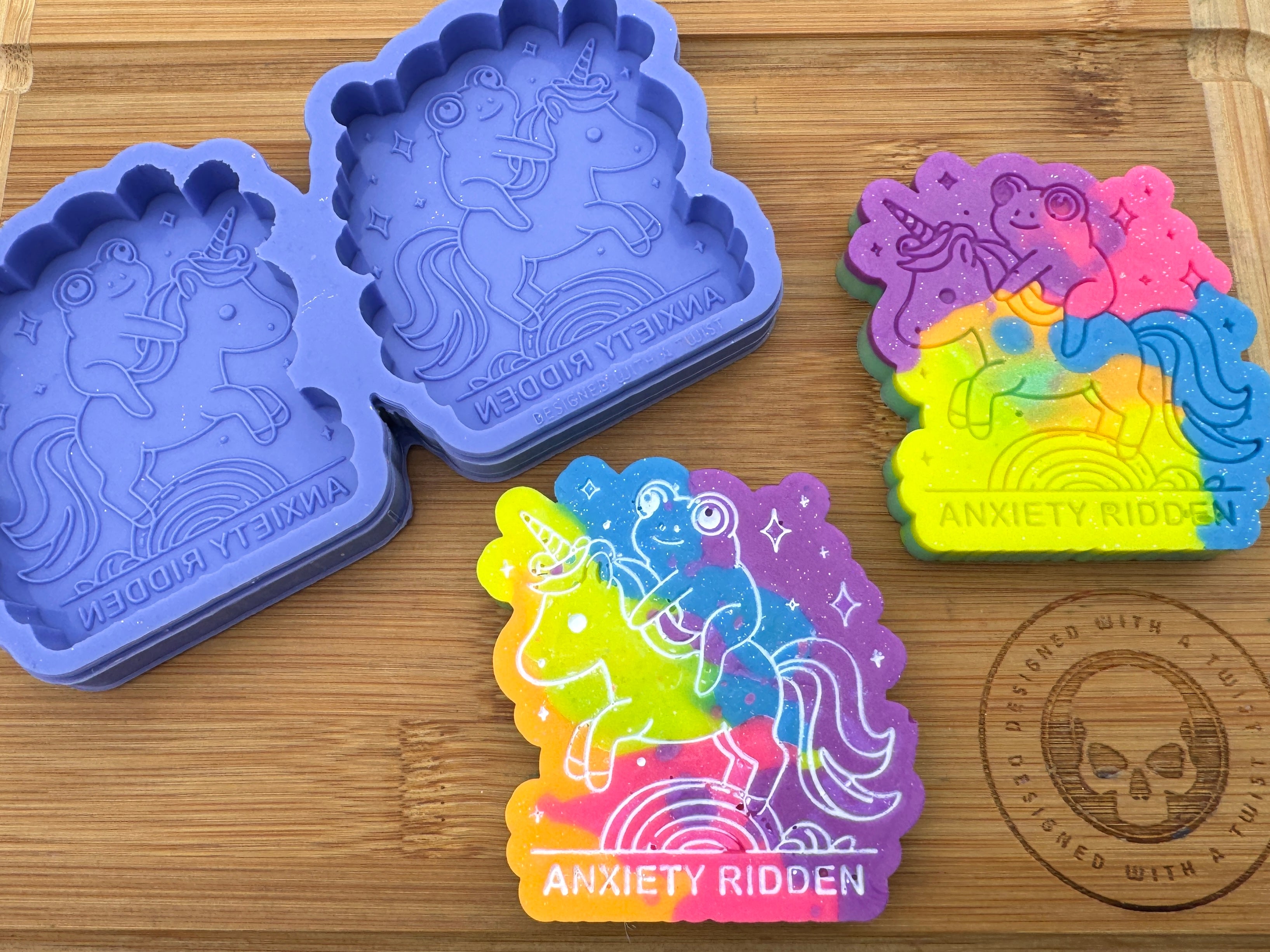 Anxiety Ridden Silicone Duo Mold