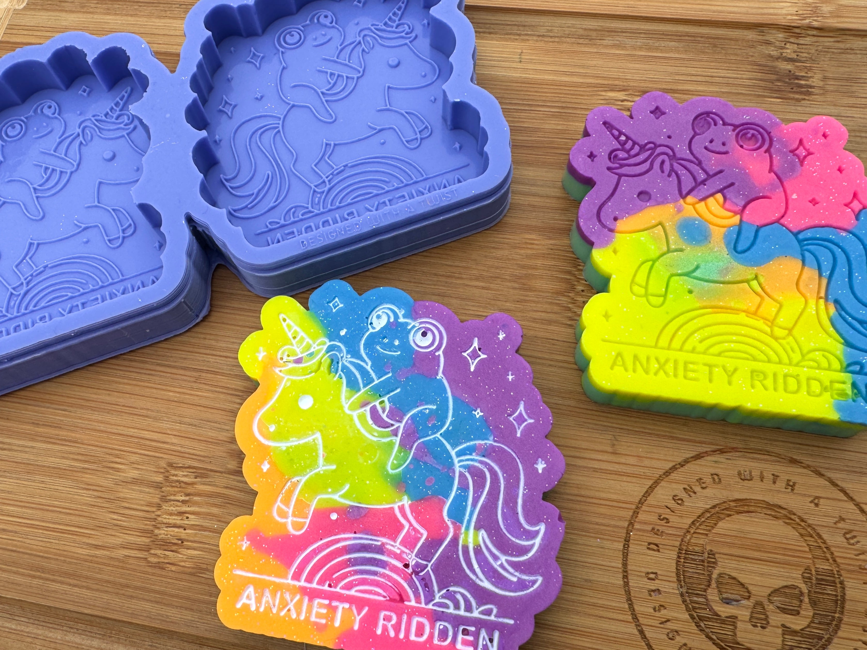 Anxiety Ridden Silicone Duo Mold
