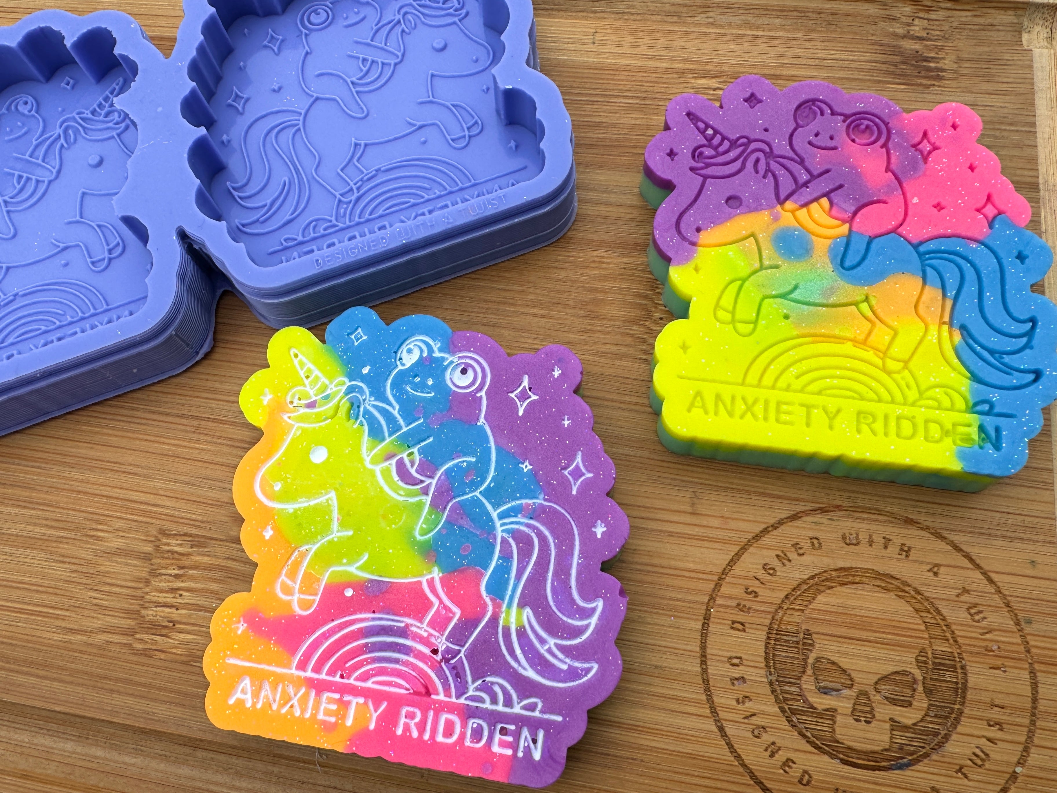 Anxiety Ridden Silicone Duo Mold