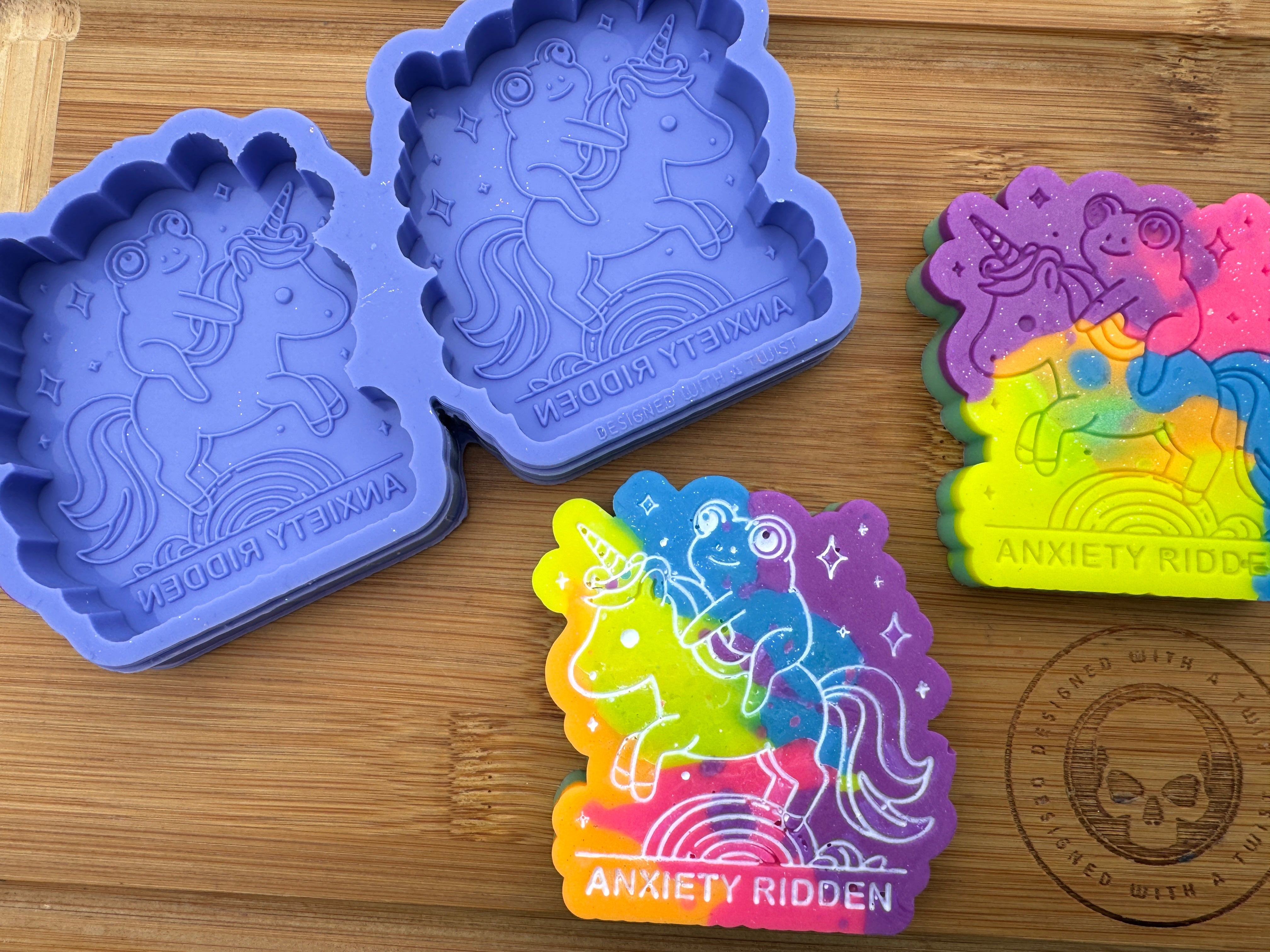 Anxiety Ridden Silicone Duo Mold
