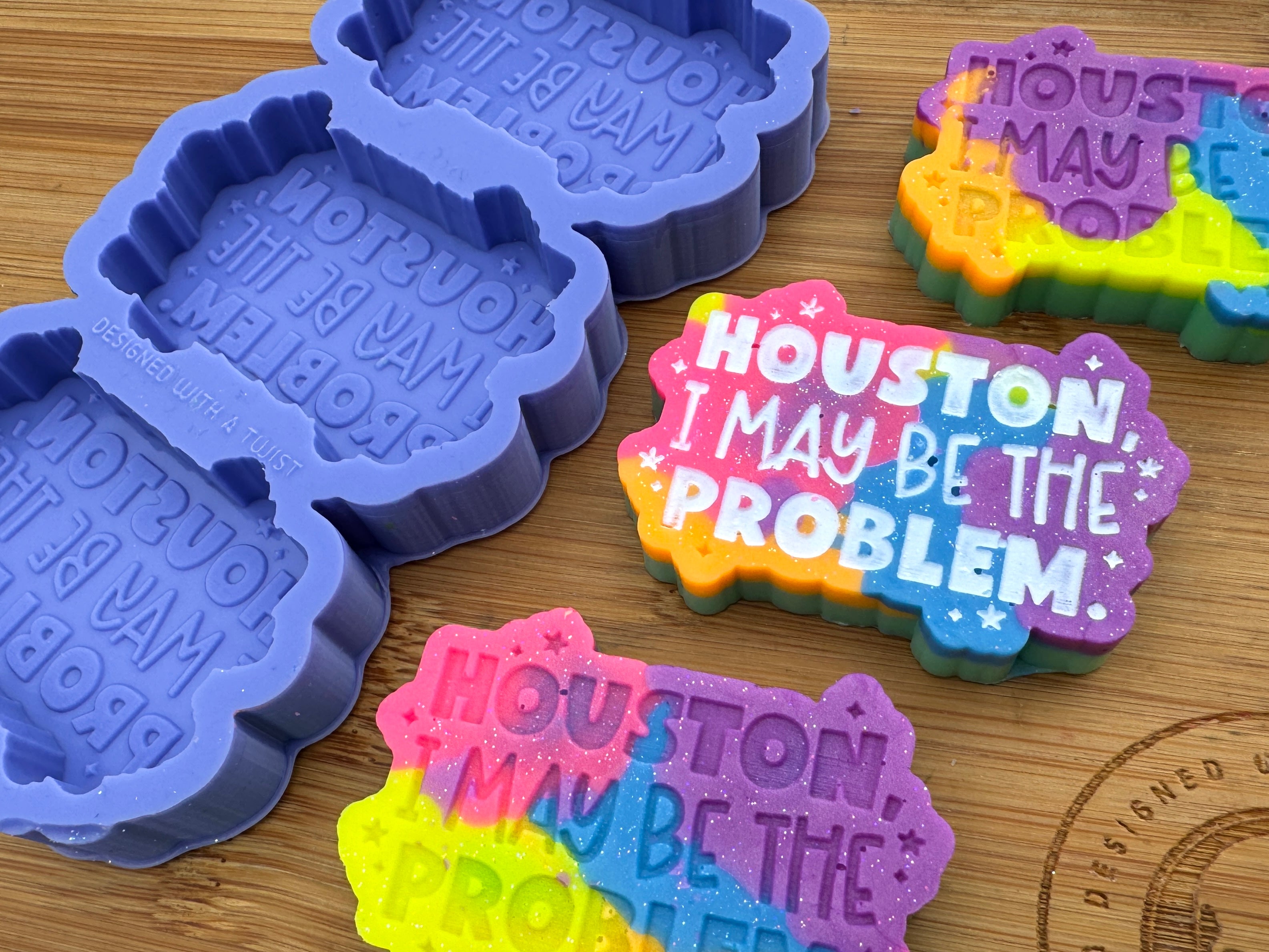Houston, I may be the Problem Silicone Trio Mold