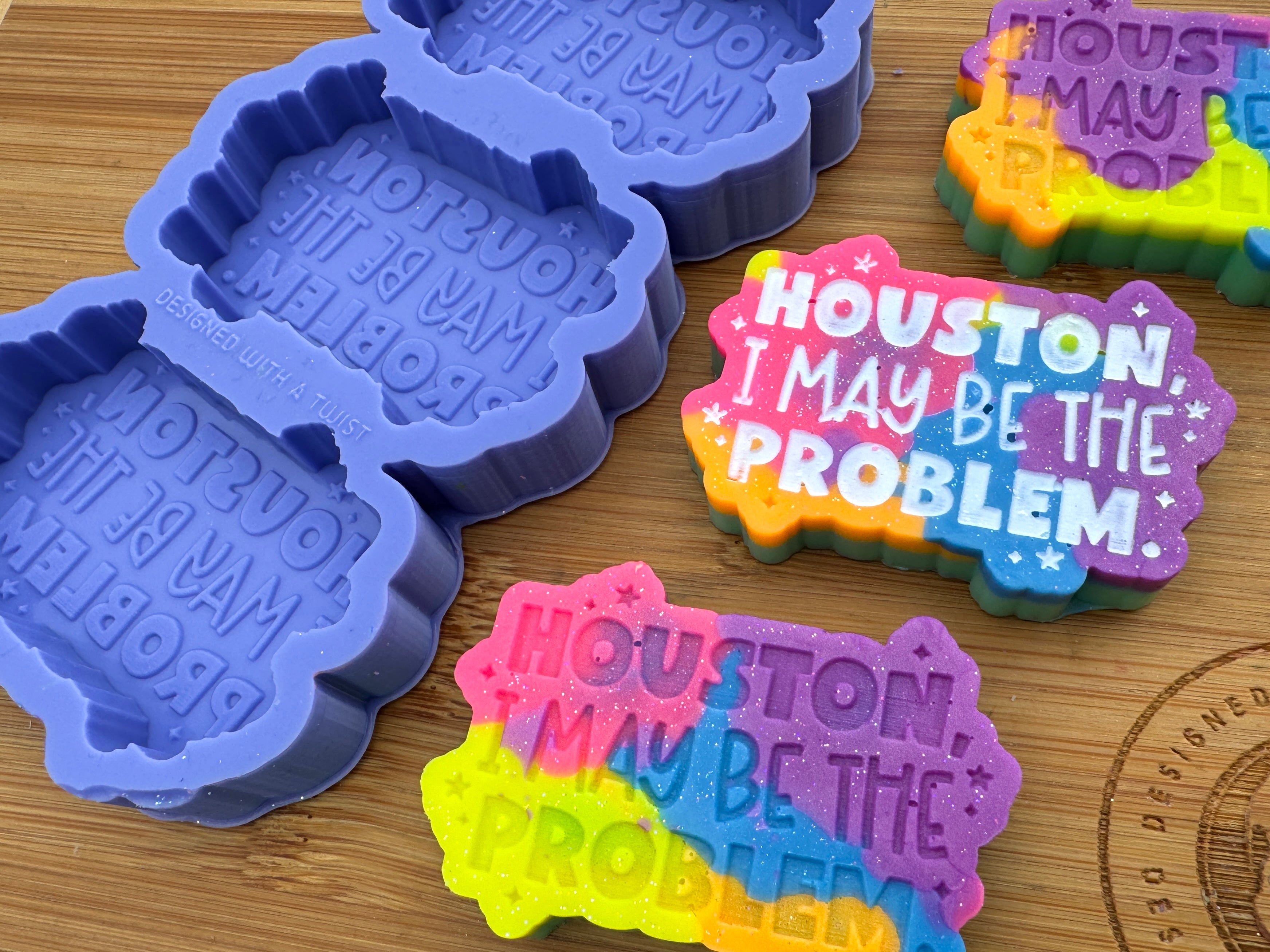 Houston, I may be the Problem Silicone Trio Mold