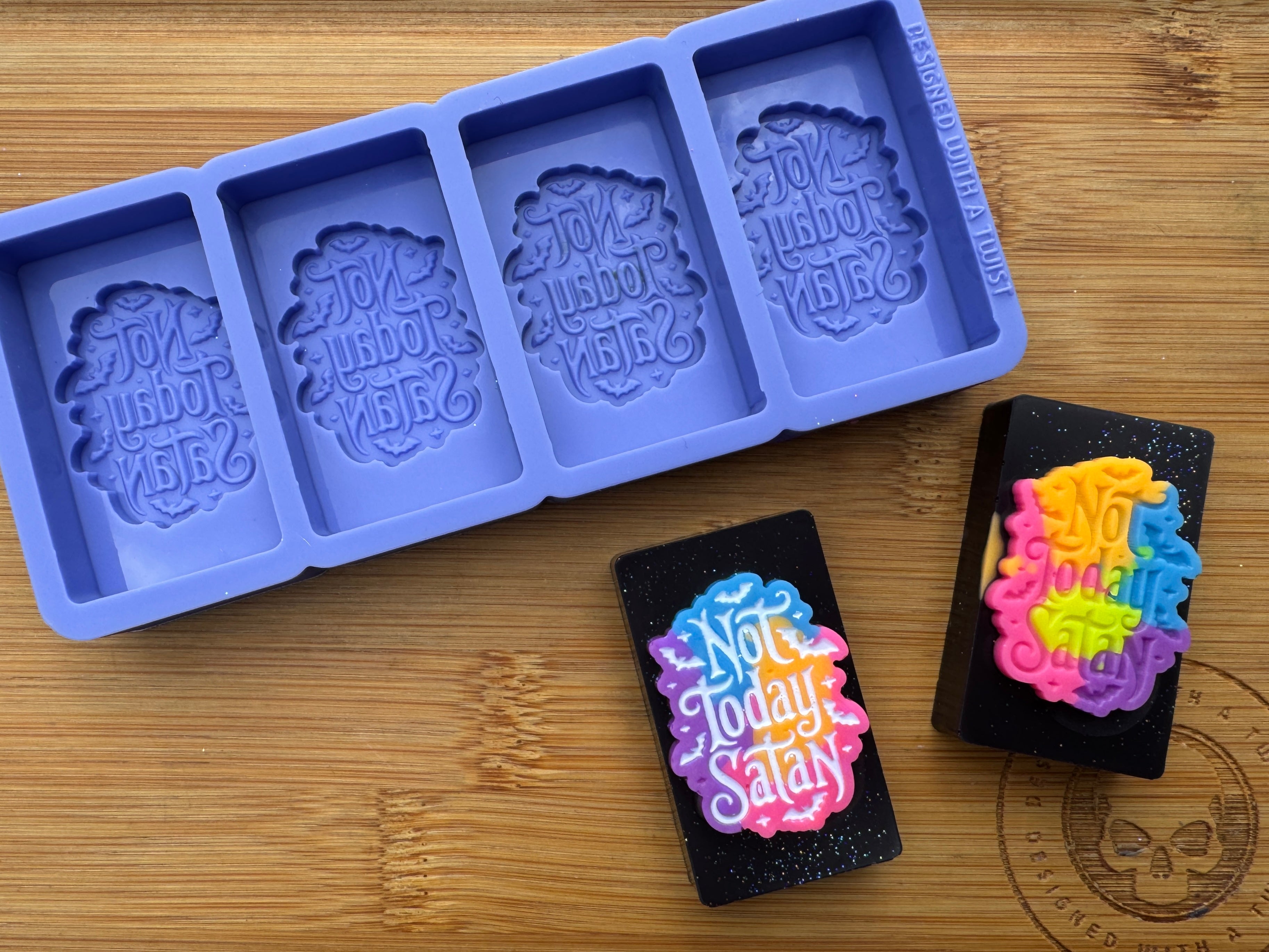 Not Today Satan Silicone Mold - HoBa Edition