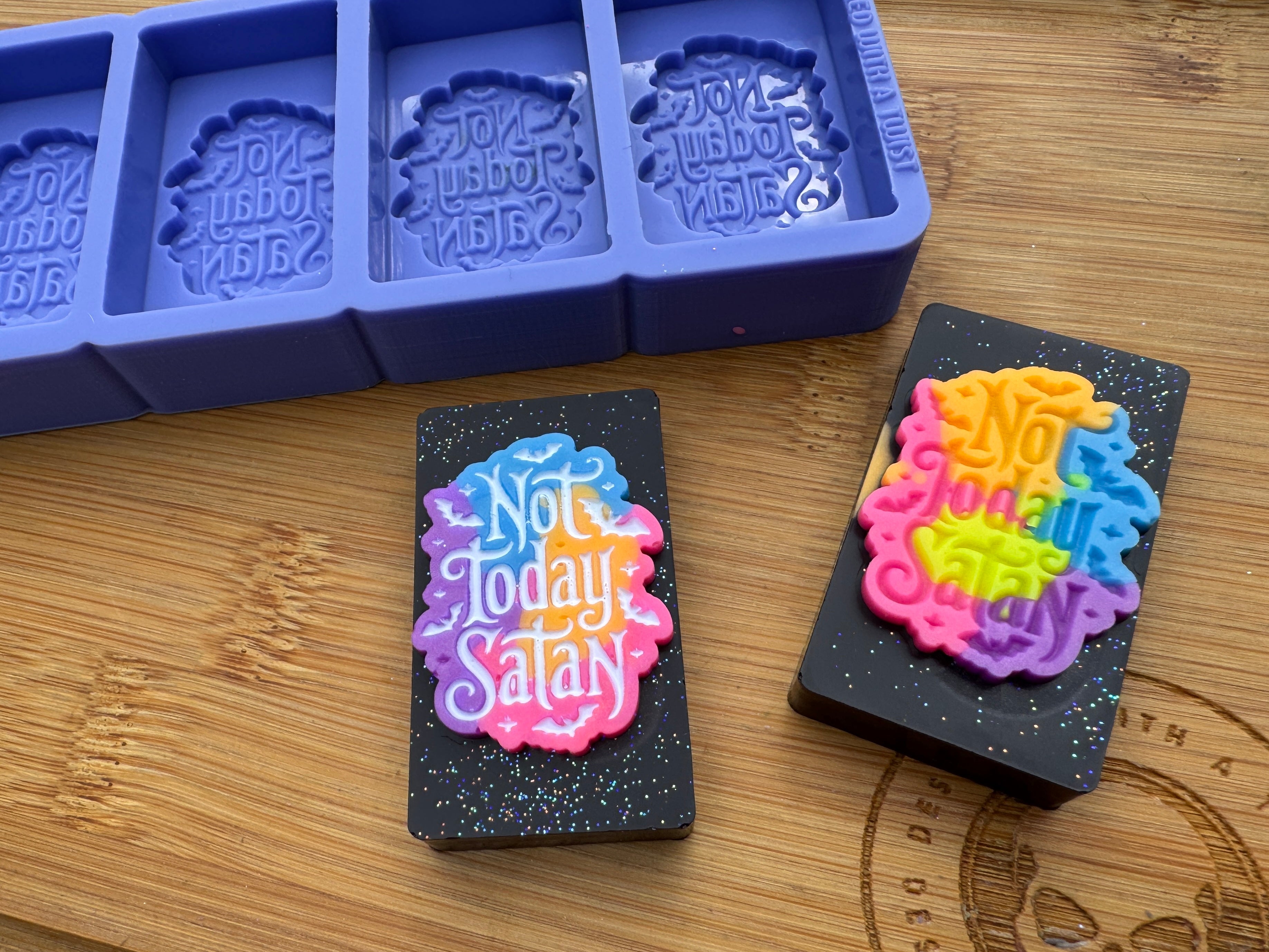 Not Today Satan Silicone Mold - HoBa Edition