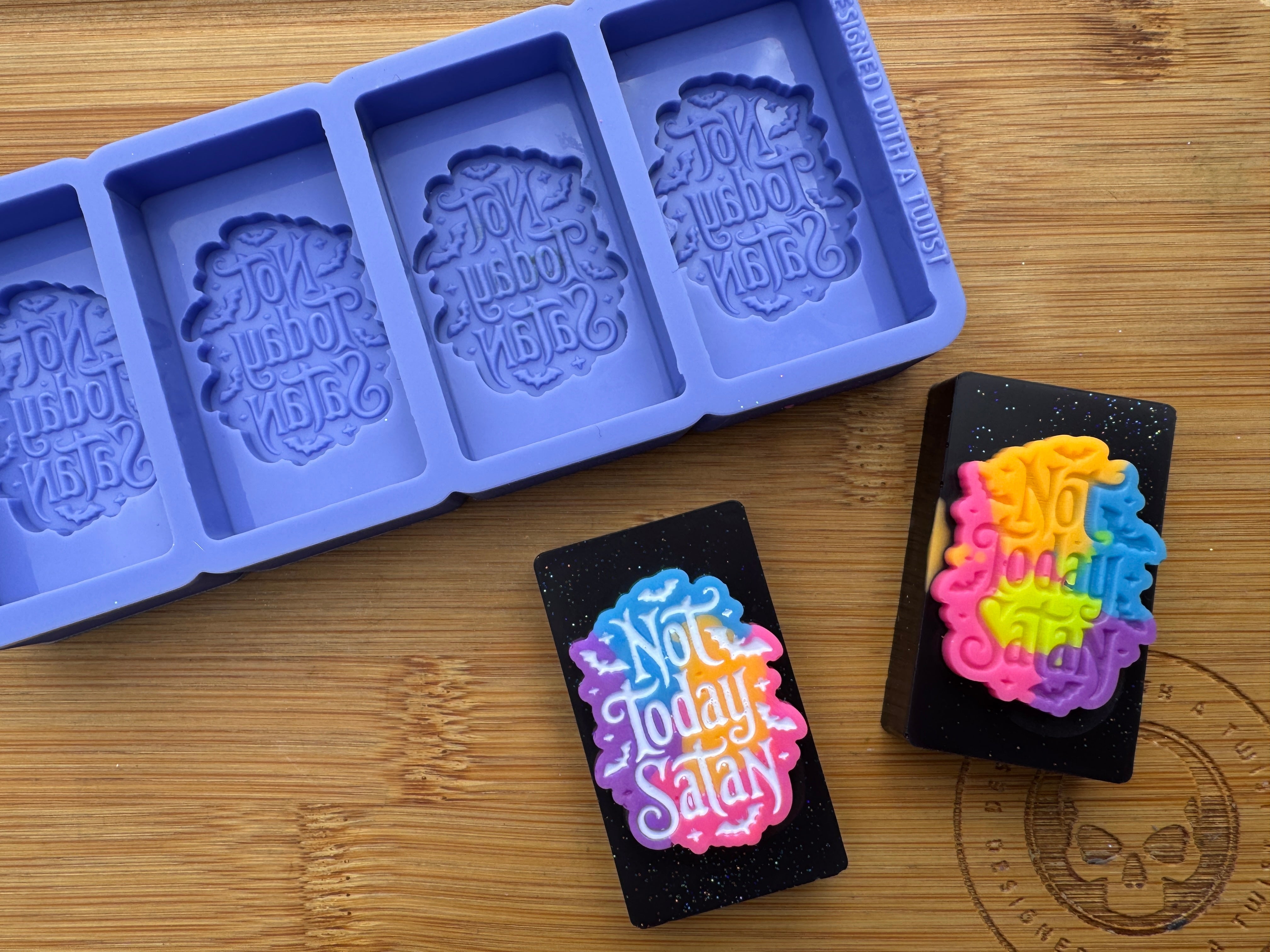 Not Today Satan Silicone Mold - HoBa Edition