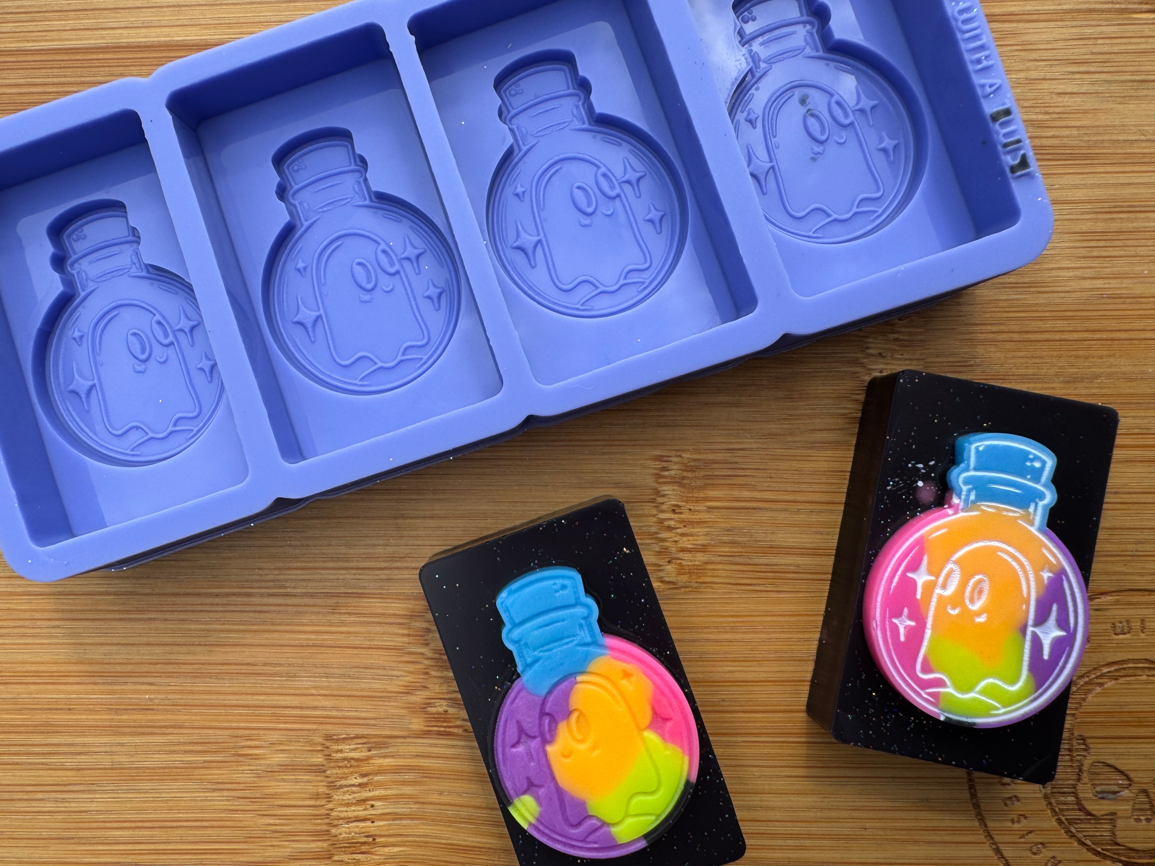Ghost in a Bottle Silicone Mold - HoBa Edition