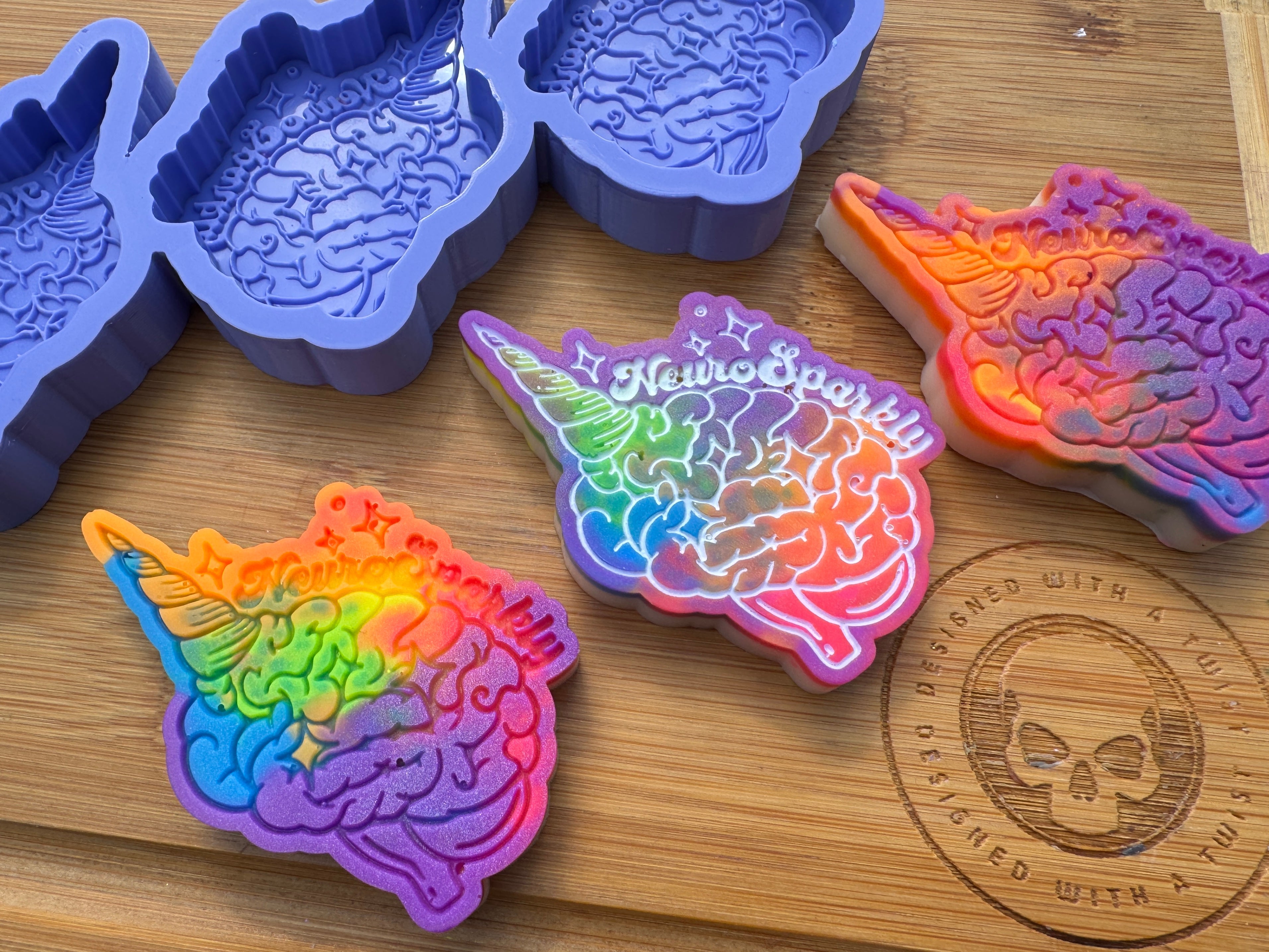 Neurosparkly Silicone Trio Mold