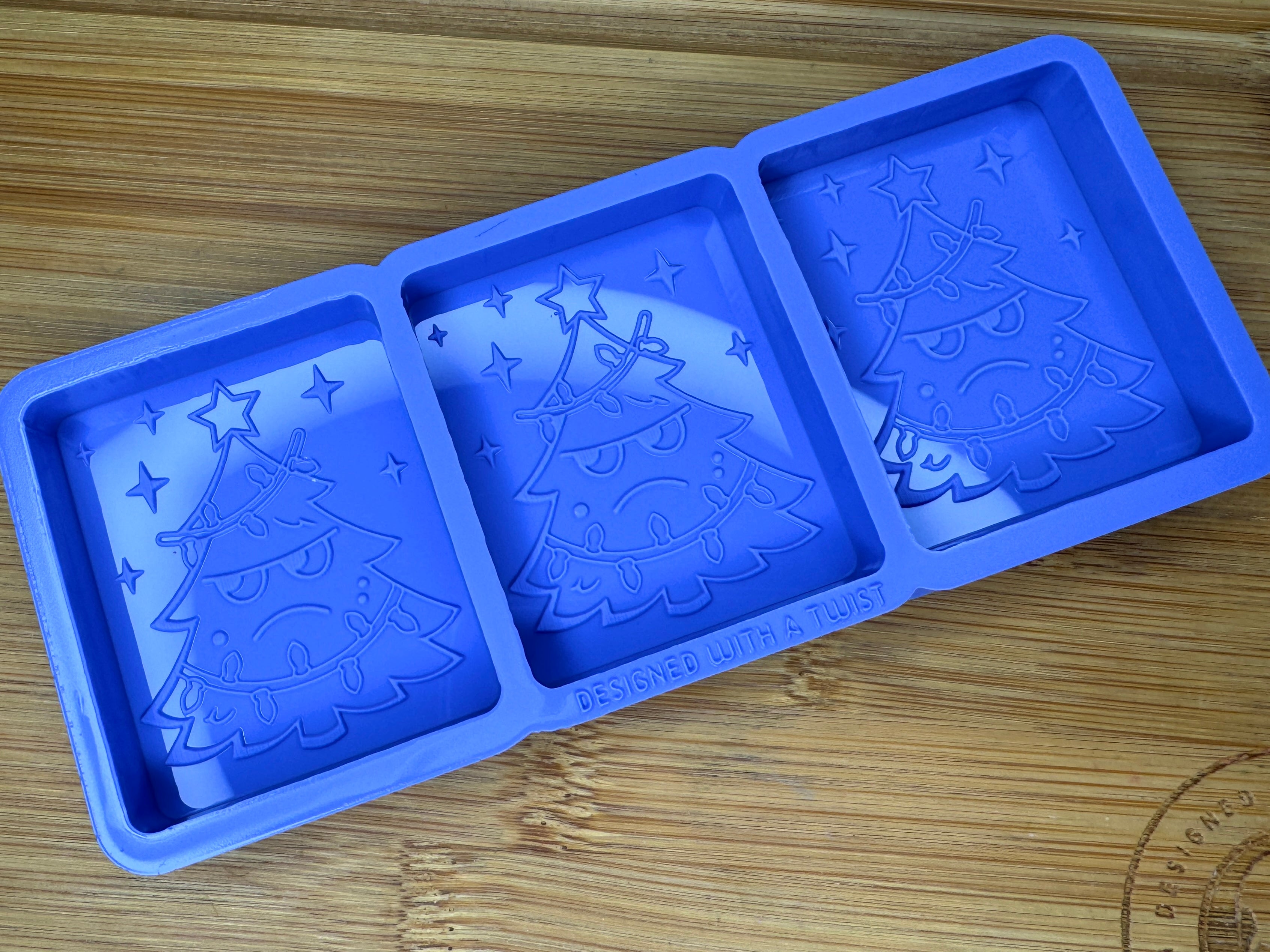 Angry Christmas Tree Silicone Trio Mold