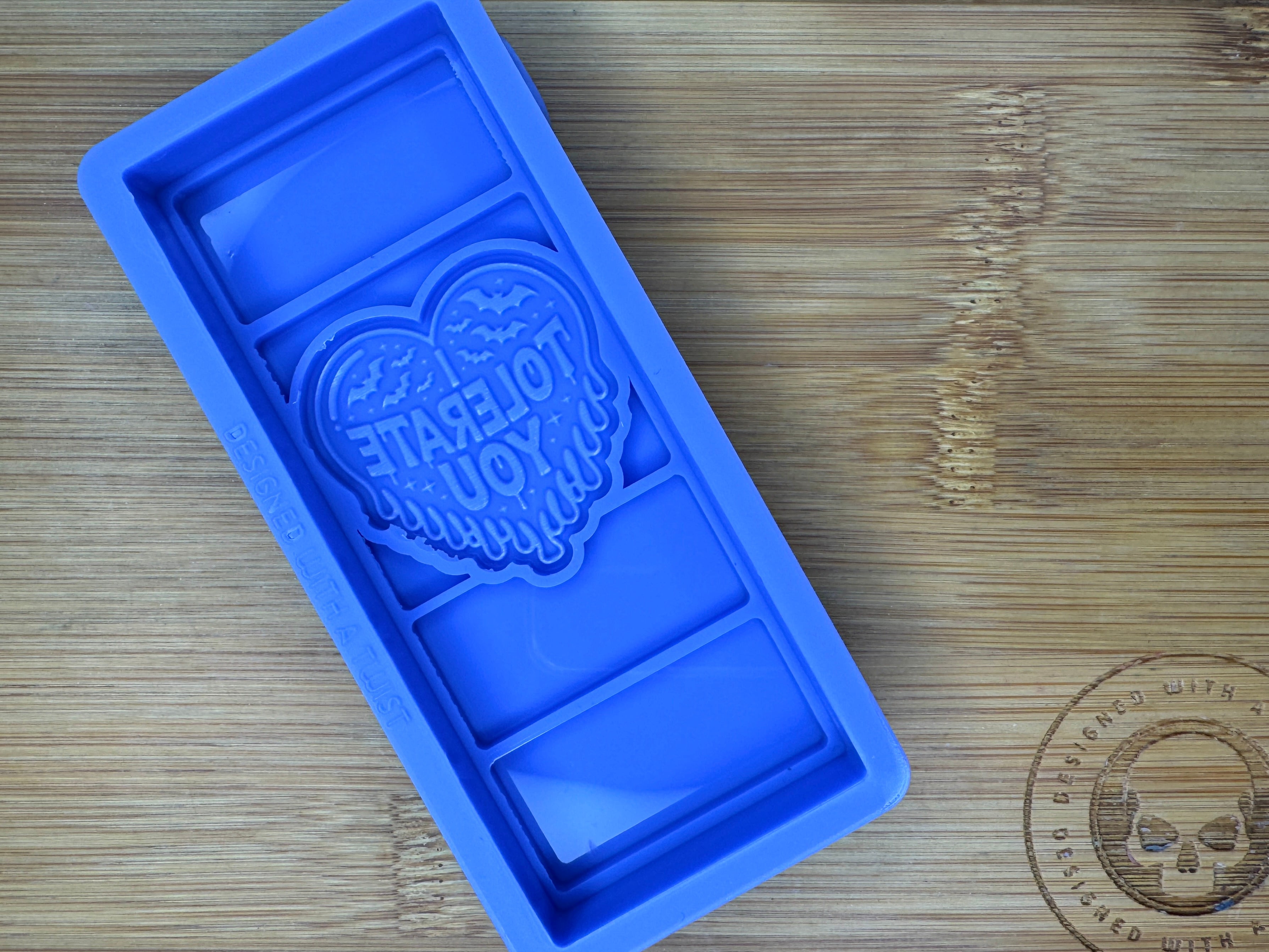 I Tolerate You Snapbar Silicone Mold