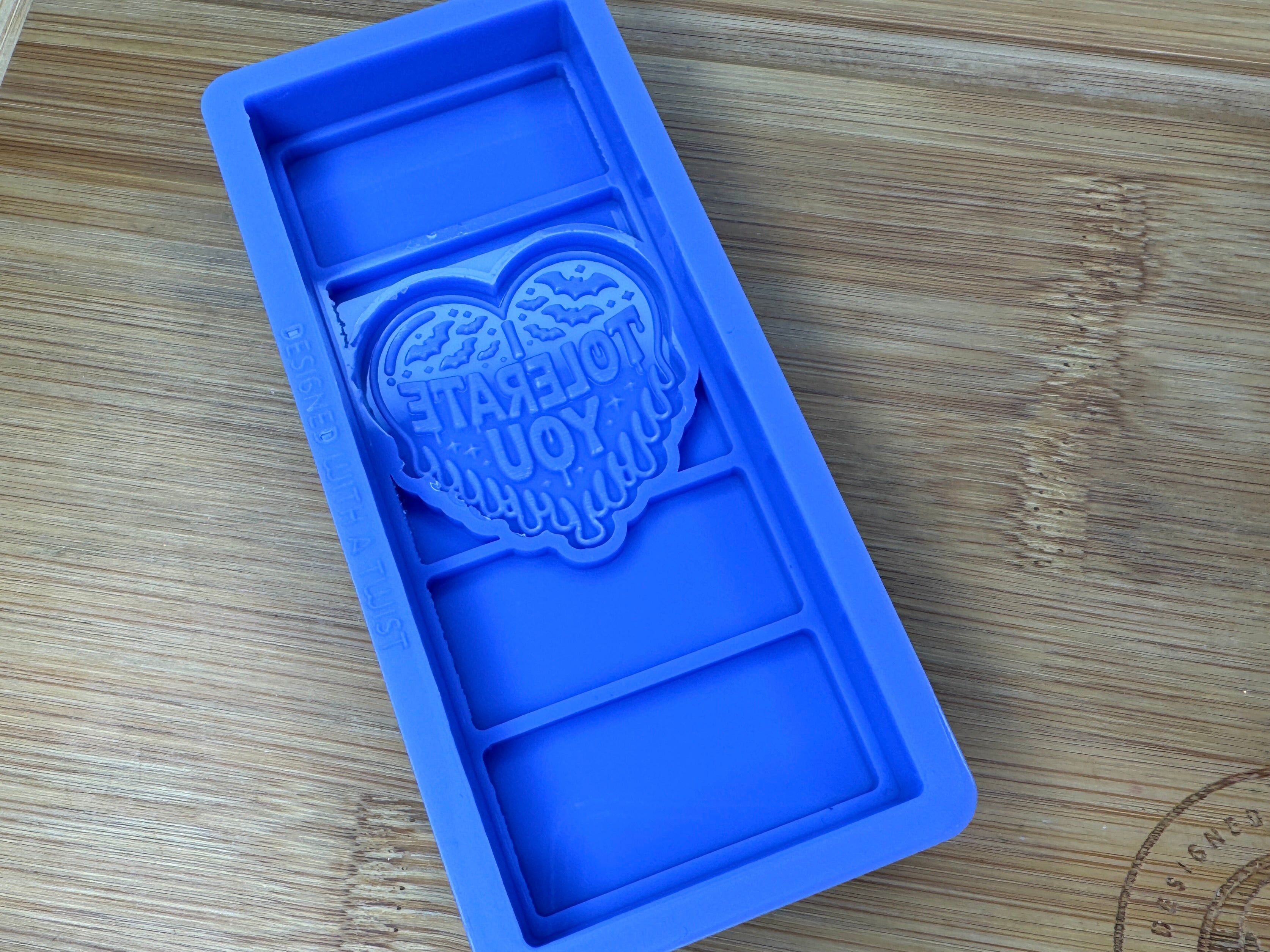 I Tolerate You Snapbar Silicone Mold